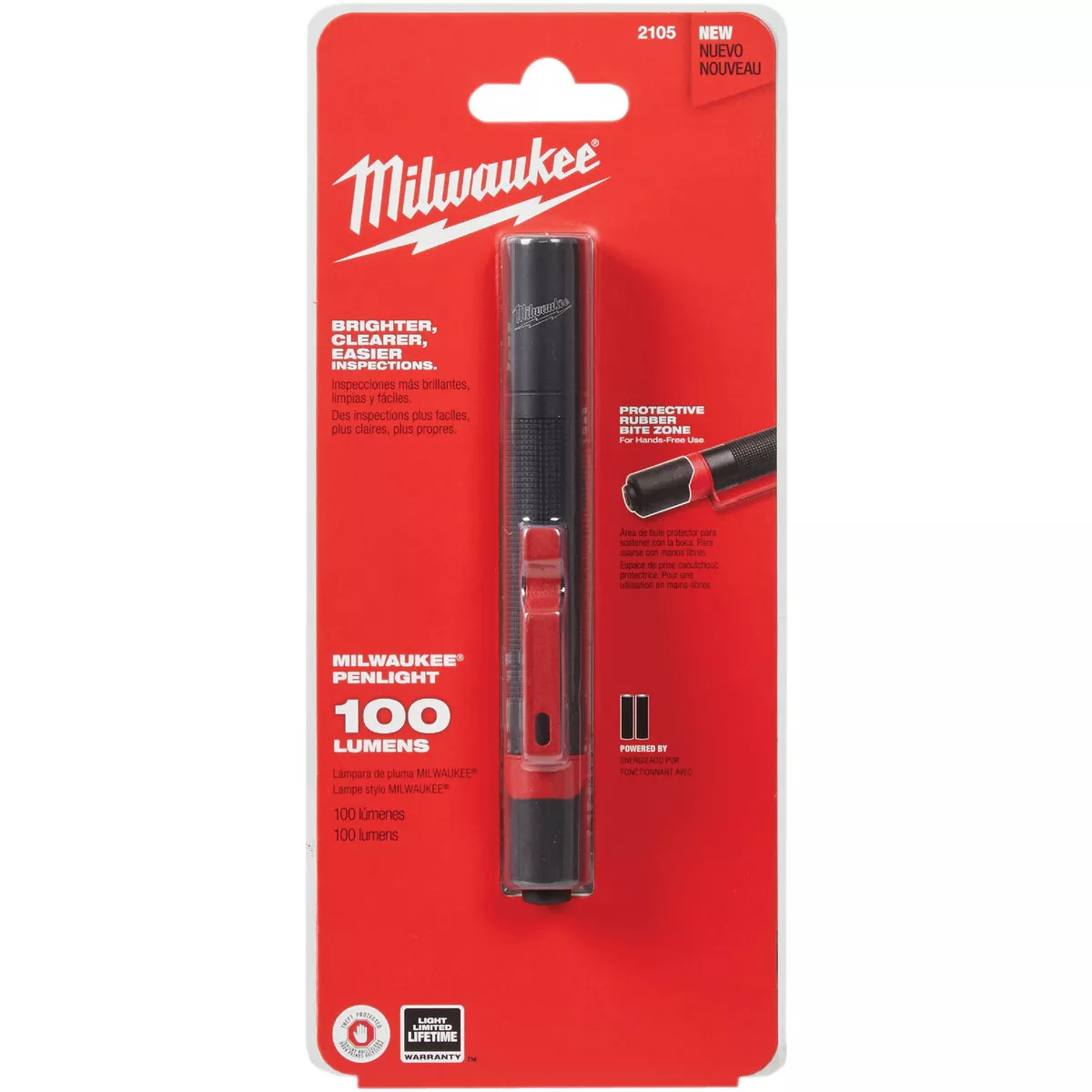 Milwaukee 100 Lm. 2AAA Aluminum Penlight