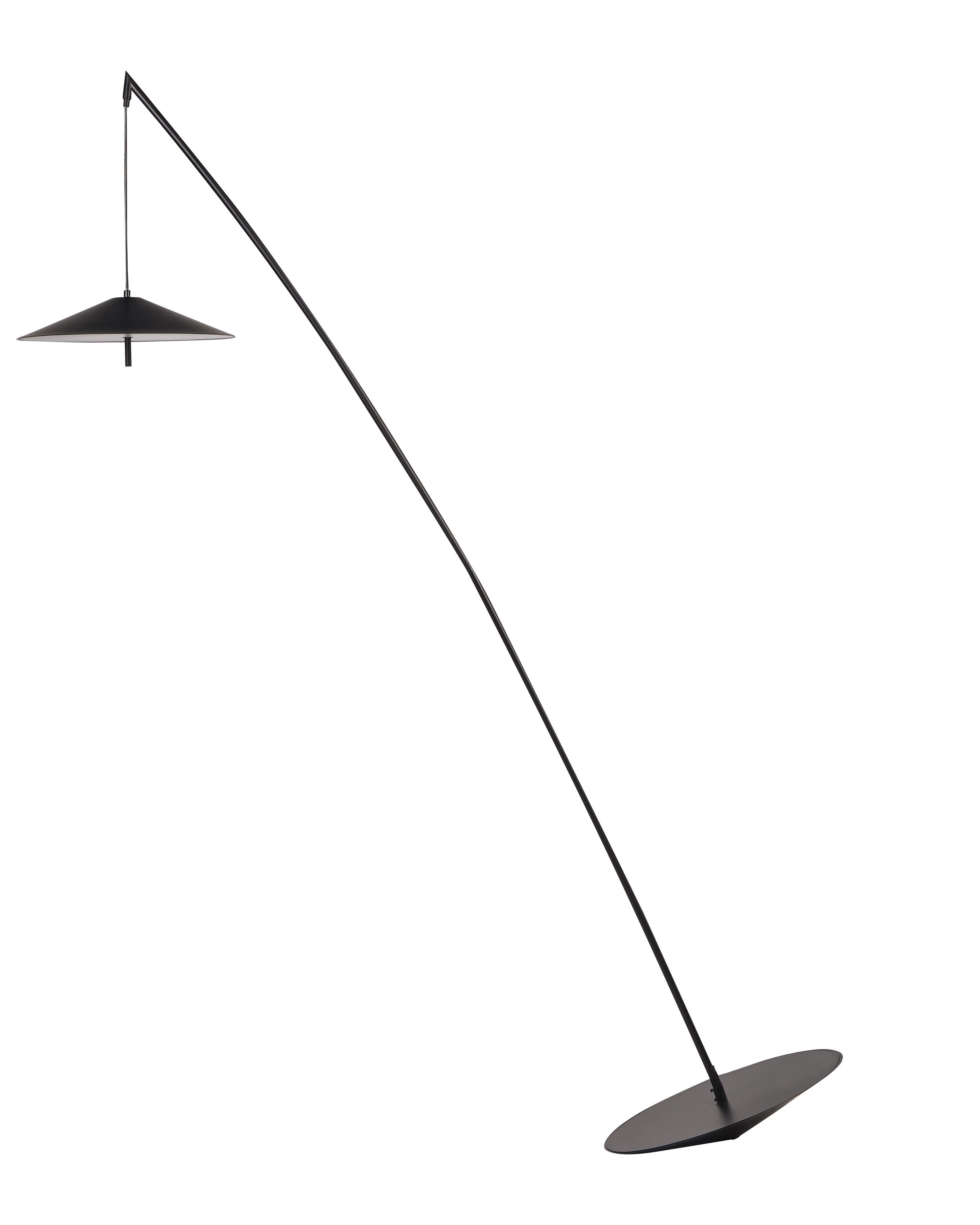 LED Floor Lamp COMALIE Metal Black