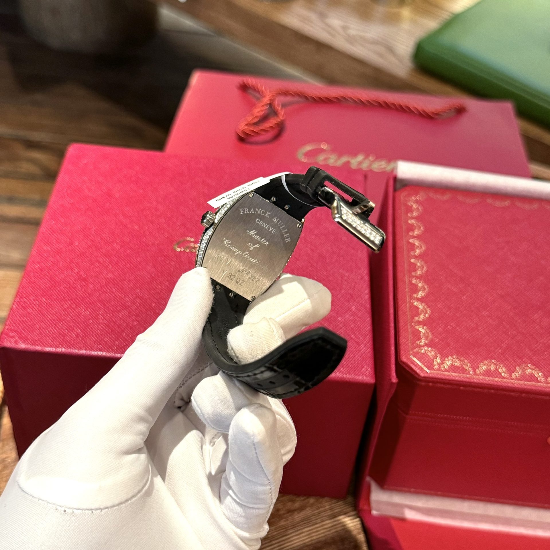 Franck Muller V32 Best Replica Watch Diamonds Moissanite Custom 36mm - Top club