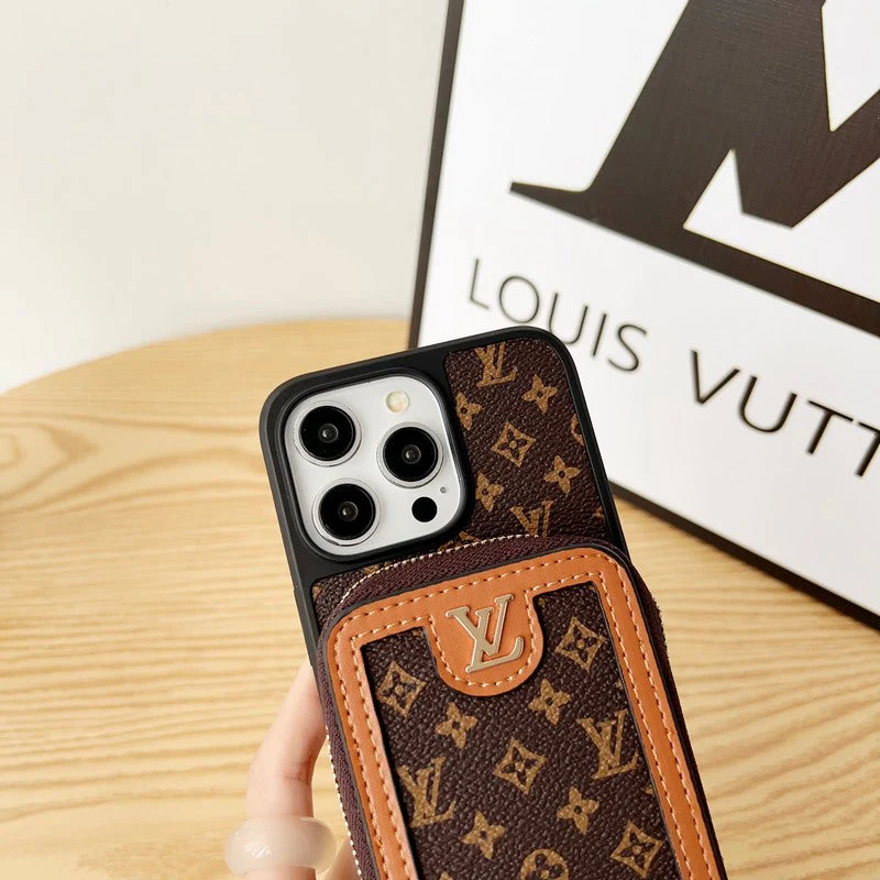 Lou GG Card Holder Chain iPhone Case - Wholesale & Influencer