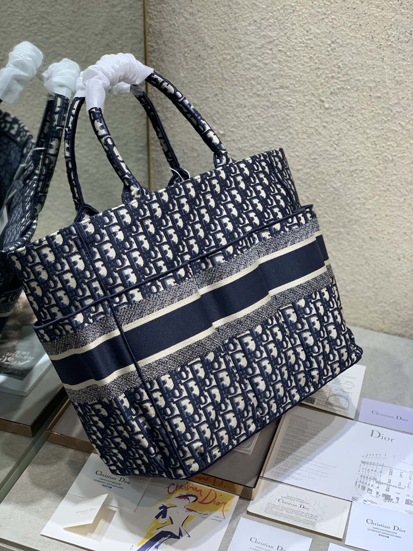Large Book Tote Blue For Women 13.8in/35cm1:1High-quality replica