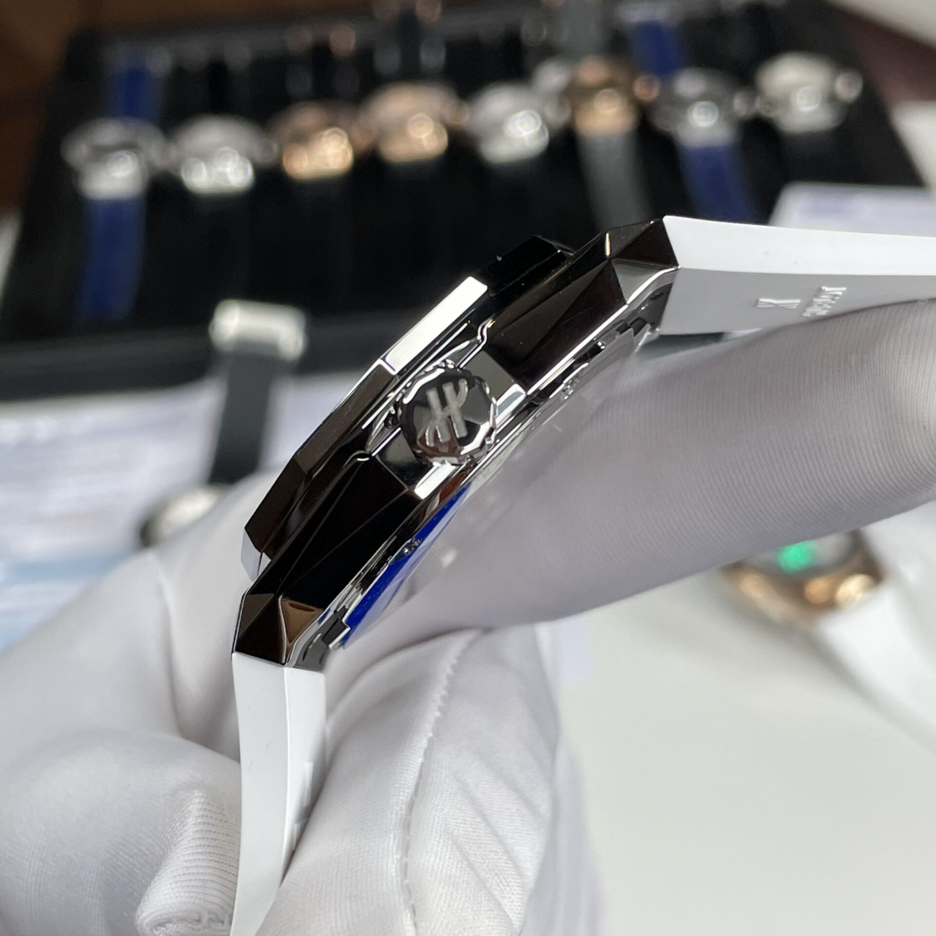 Hublot Replica 1:1 Watch Orlinski Titanium White Rubber Strap APS 40mm - Elite Watch Atelier