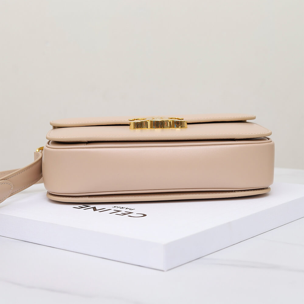 CELINE CLASSIQUE TRIOMPHE BAG in shiny calfskin(HIGH-END GRADE)1:1High-quality replica