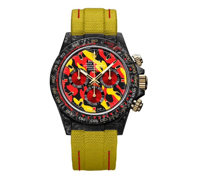 ROLEX Diw Daytona military yellow 40mm oyster black(1:1 replica) - Elite Watch Atelier