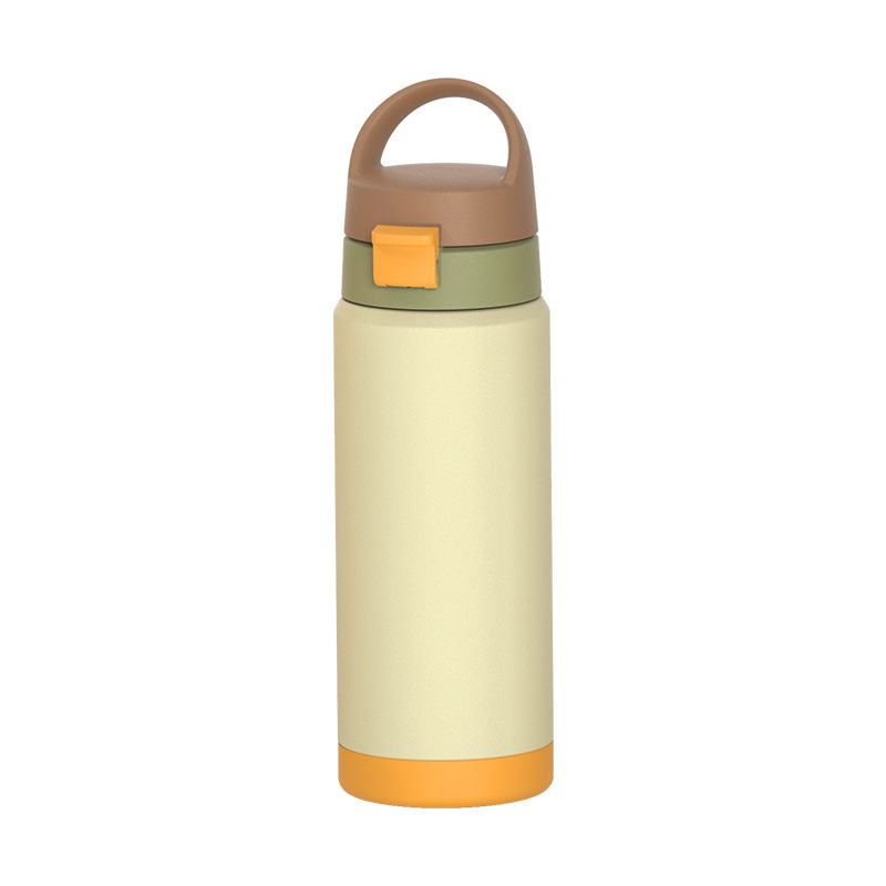 Cross-border Explosions 304 Stainless Steel Space Pot Vacuum Insulation Non-slip Silicone Bottom Lead-free Multi-lid Outdoor