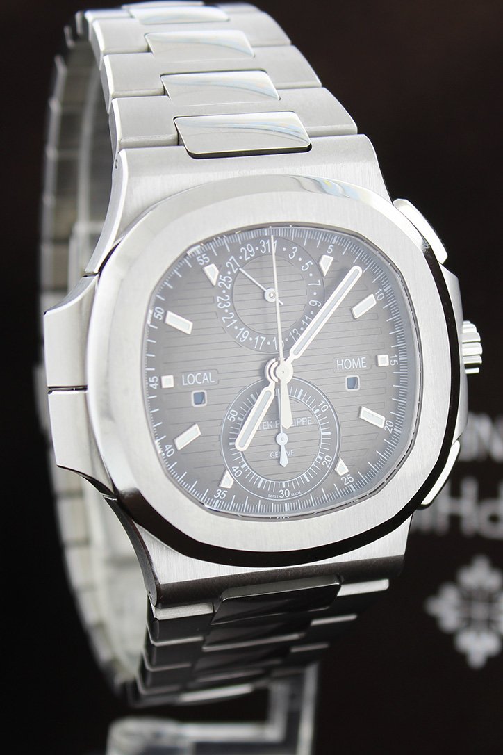 Patek Philippe Nautilus Travel Time Chronograph Stainless Steel Automatic Men's Watch 5990-1A-001(1:1 replica) - Top club