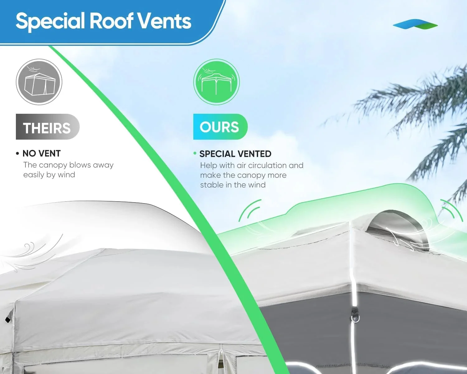 Quictent 10 x 10 ft Pop-Up Canopy Tent With Reflective Top, Fluorescent Rope And Vented Top - Image 27 Quictent 10 x 10 ft Pop-Up Canopy Tent With Reflective Top, Fluorescent Rope And Vented Top - Image 27