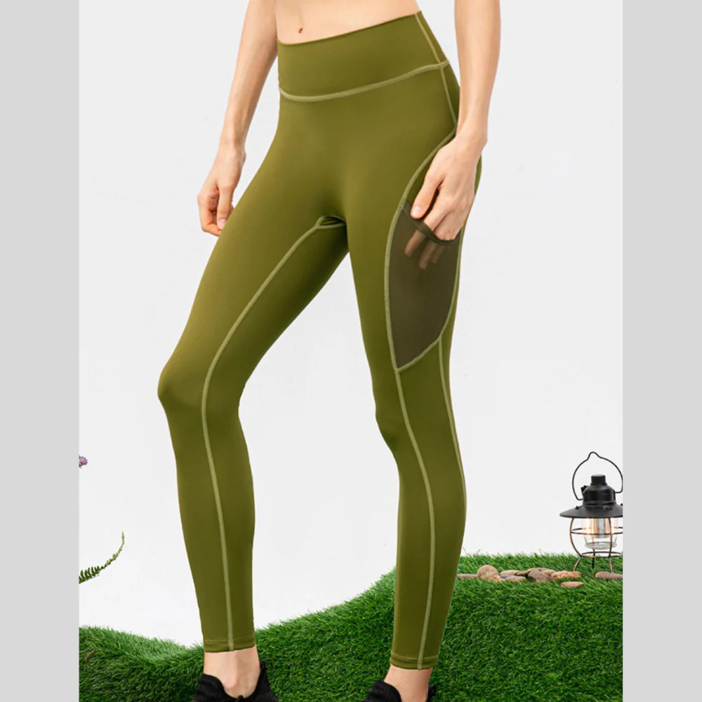High Waist Slim Fit Long Sports Pants - ZKZOOK