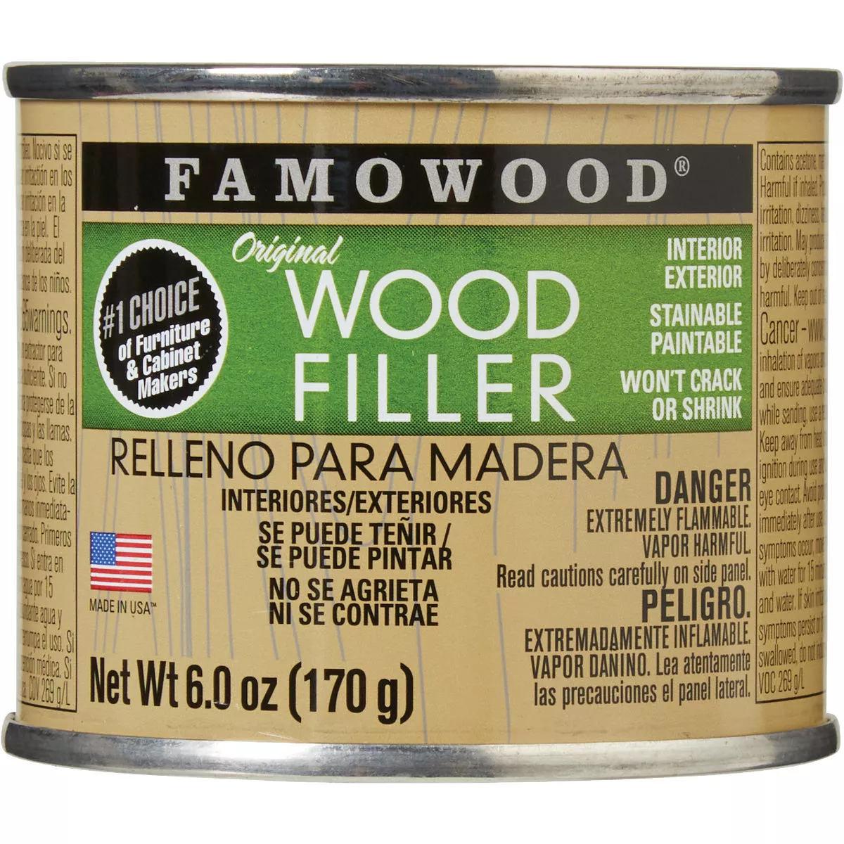 FAMOWOOD Cedar 6 Oz. Wood Filler