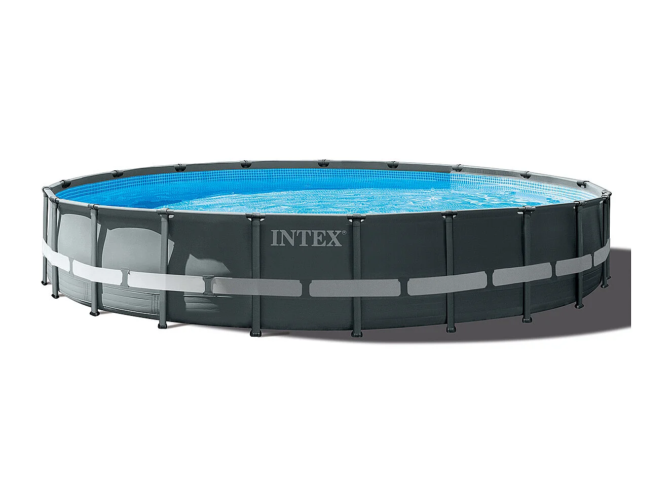 Piscine tubulaire Ultra XTR Frame ronde 6,10 x 1,22 m - Intex