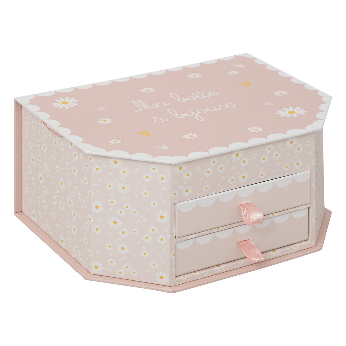 "Lana" kids' jewellery box Pink, 21x10 cm
