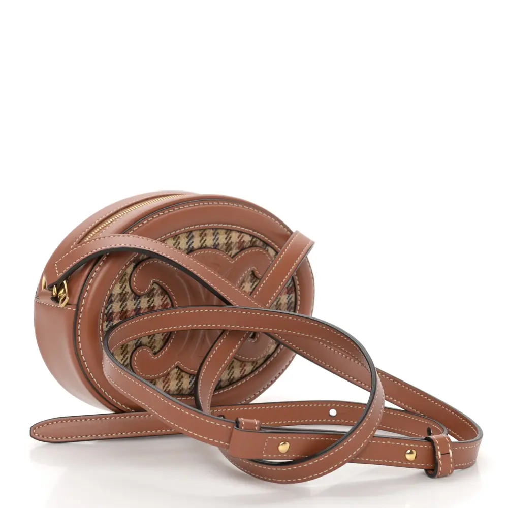 Smooth Calfskin Replica Celine Purse – Gold Hardware Crossbody1:1High-quality replica