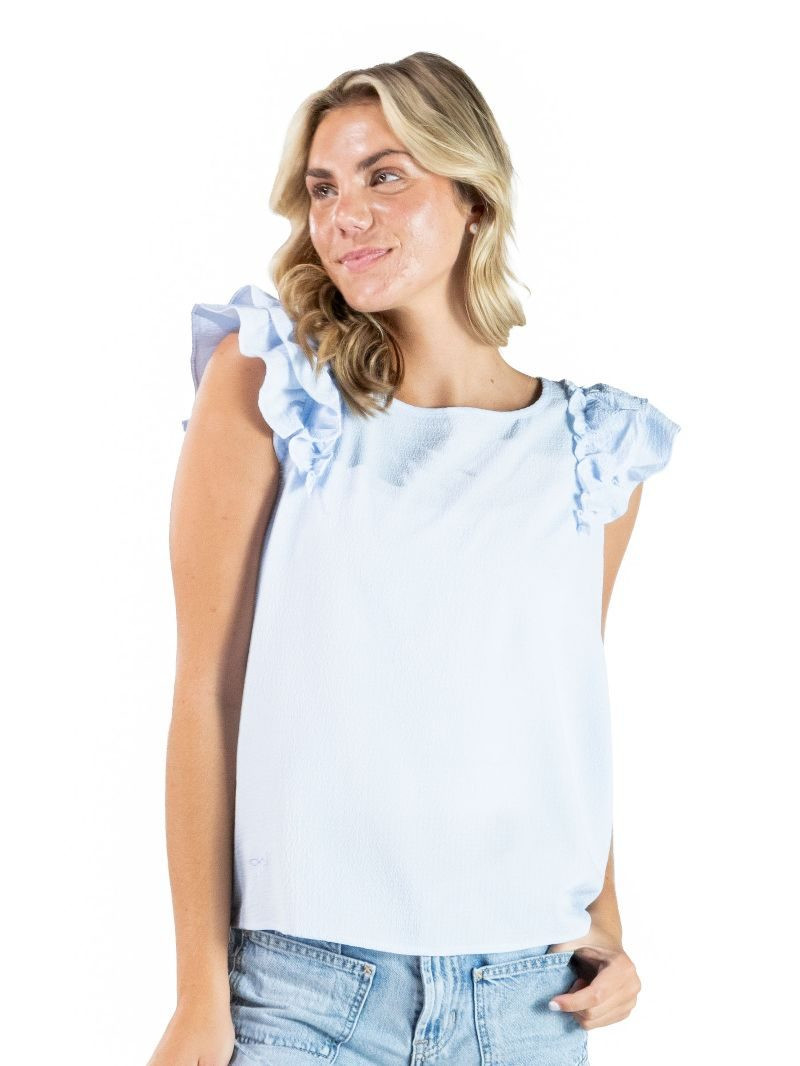 0126-TOP-CQT-BLUE - Simply Southern Outlet