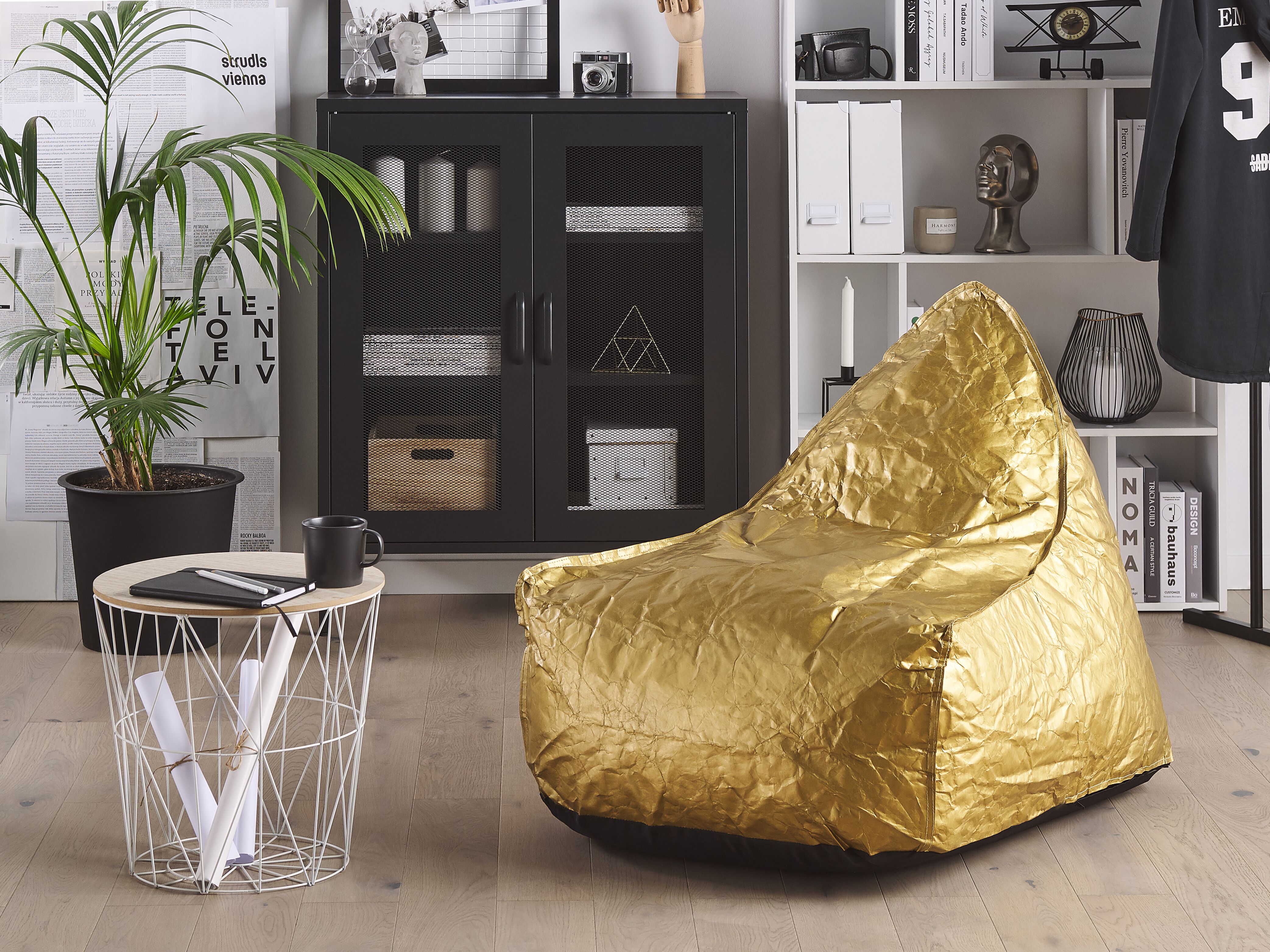 Bean Bag 200 L DROP 63 cm 75 cm Gold