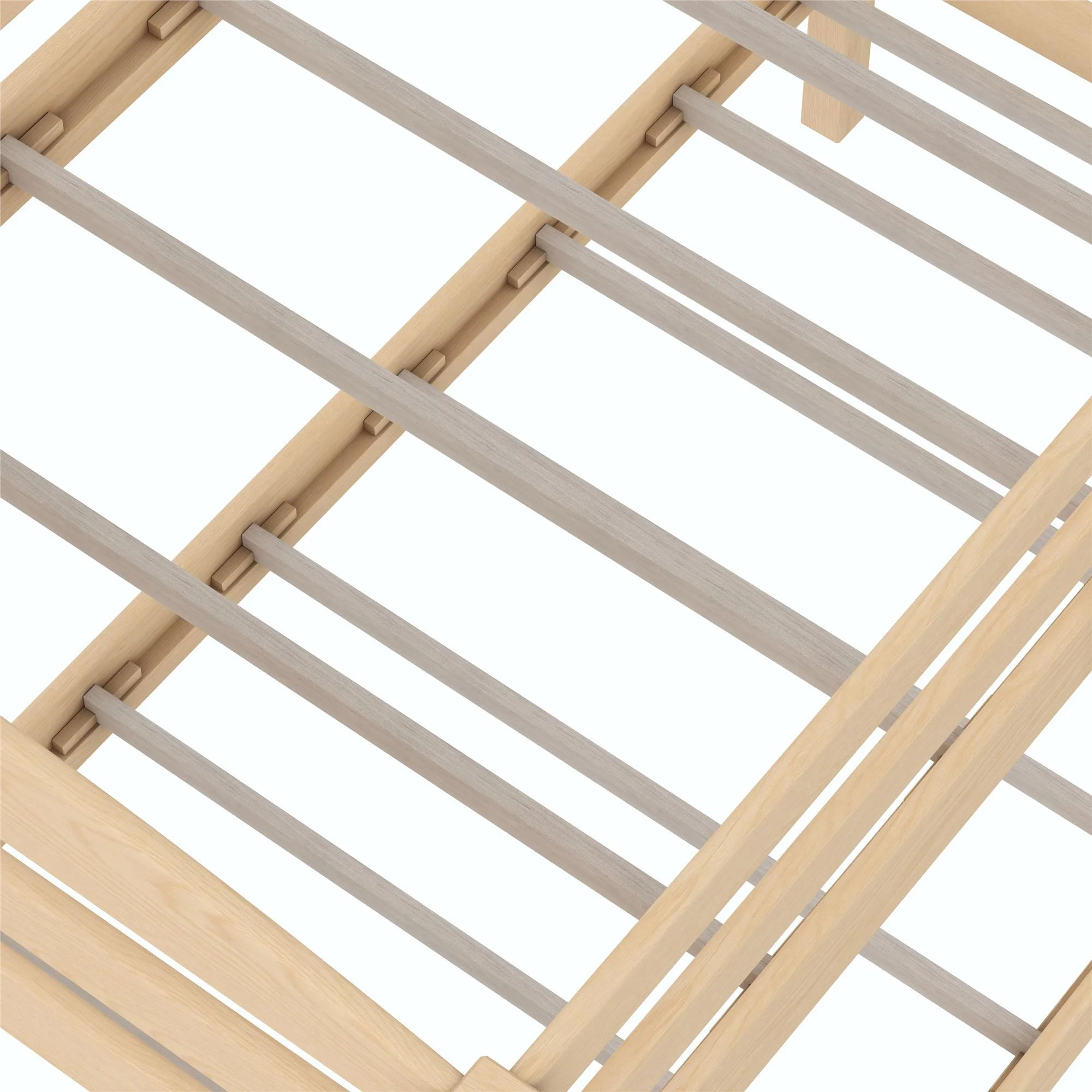 Better Homes & Gardens Leighton Solid Wood Twin-over-Twin Convertible Bunk Bed, Vanilla - Image 50