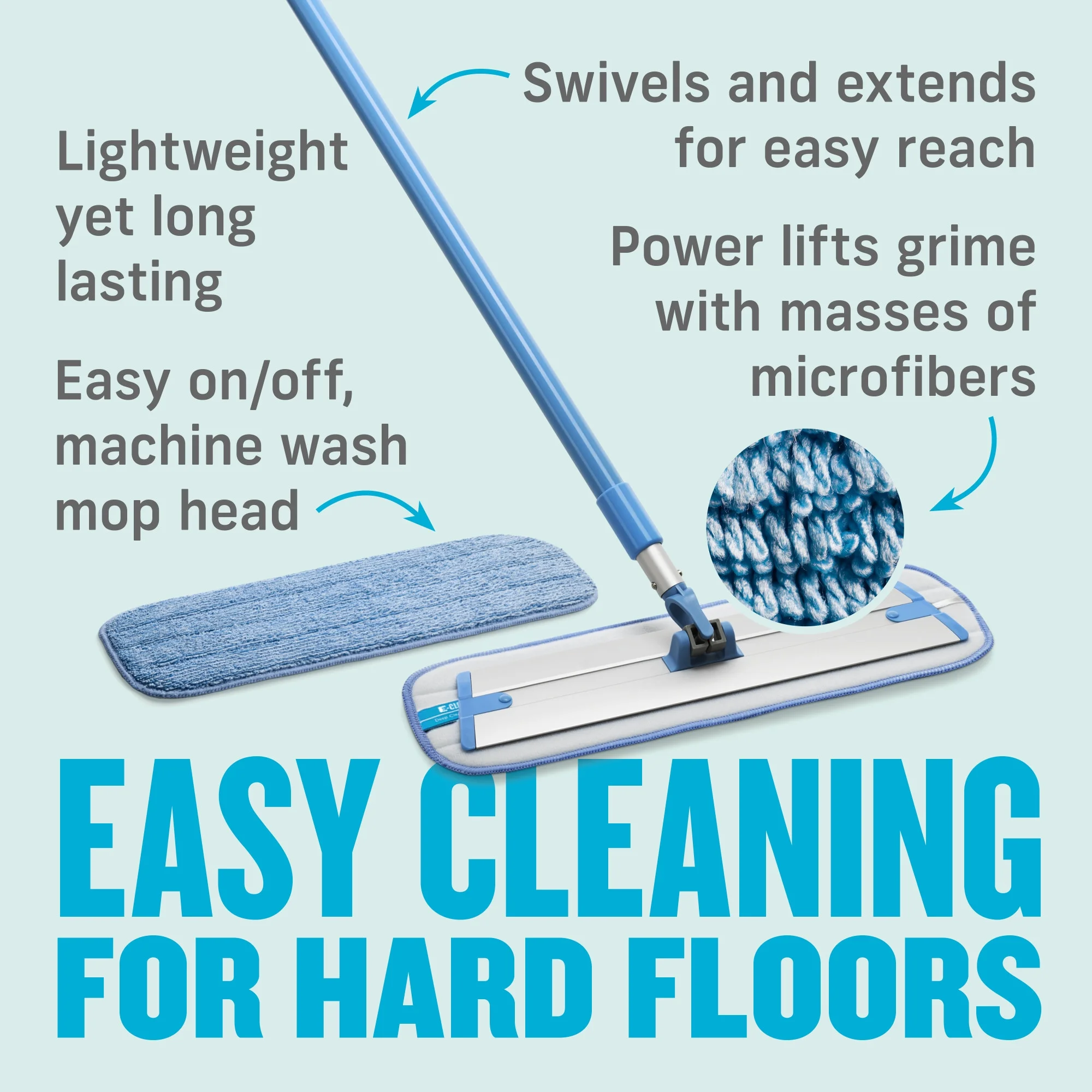 E-Cloth 13 Pcs Cleaning Supply Bundle, Premium Microfiber Cleaning Cloth & Mop