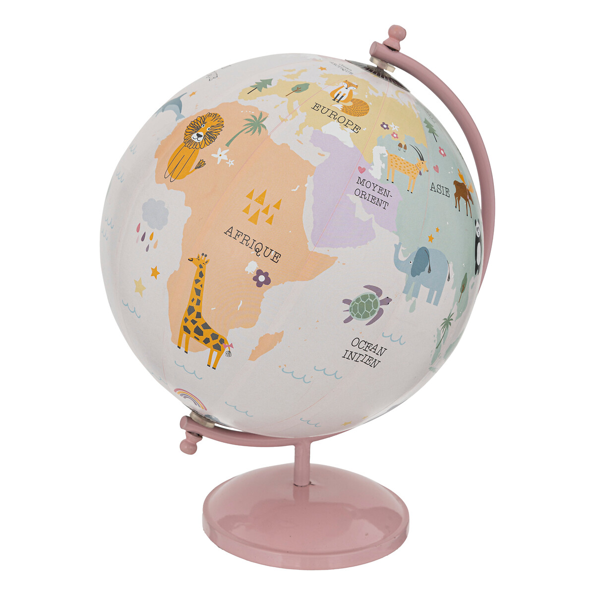 Globe Metal, pink, d.20 cm