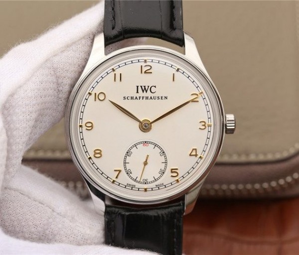 Replica IWC ZF Portuguese IW545408 White Dial Leather Strap A6498 - Top club