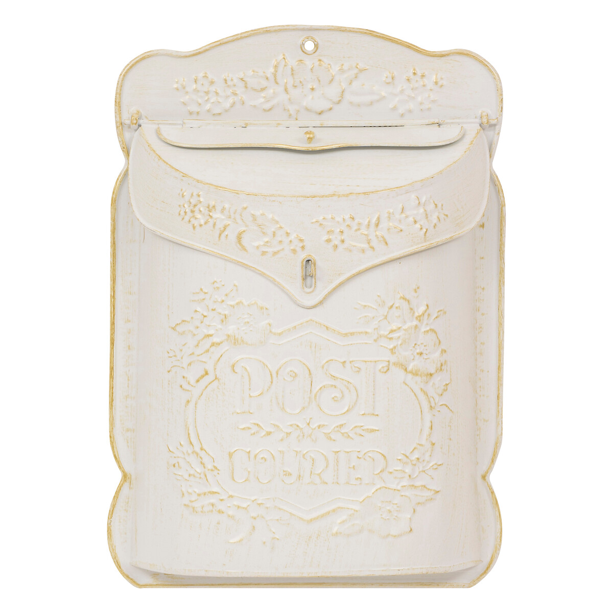 Mailbox "Tino" Warm White, H. 40.5 cm