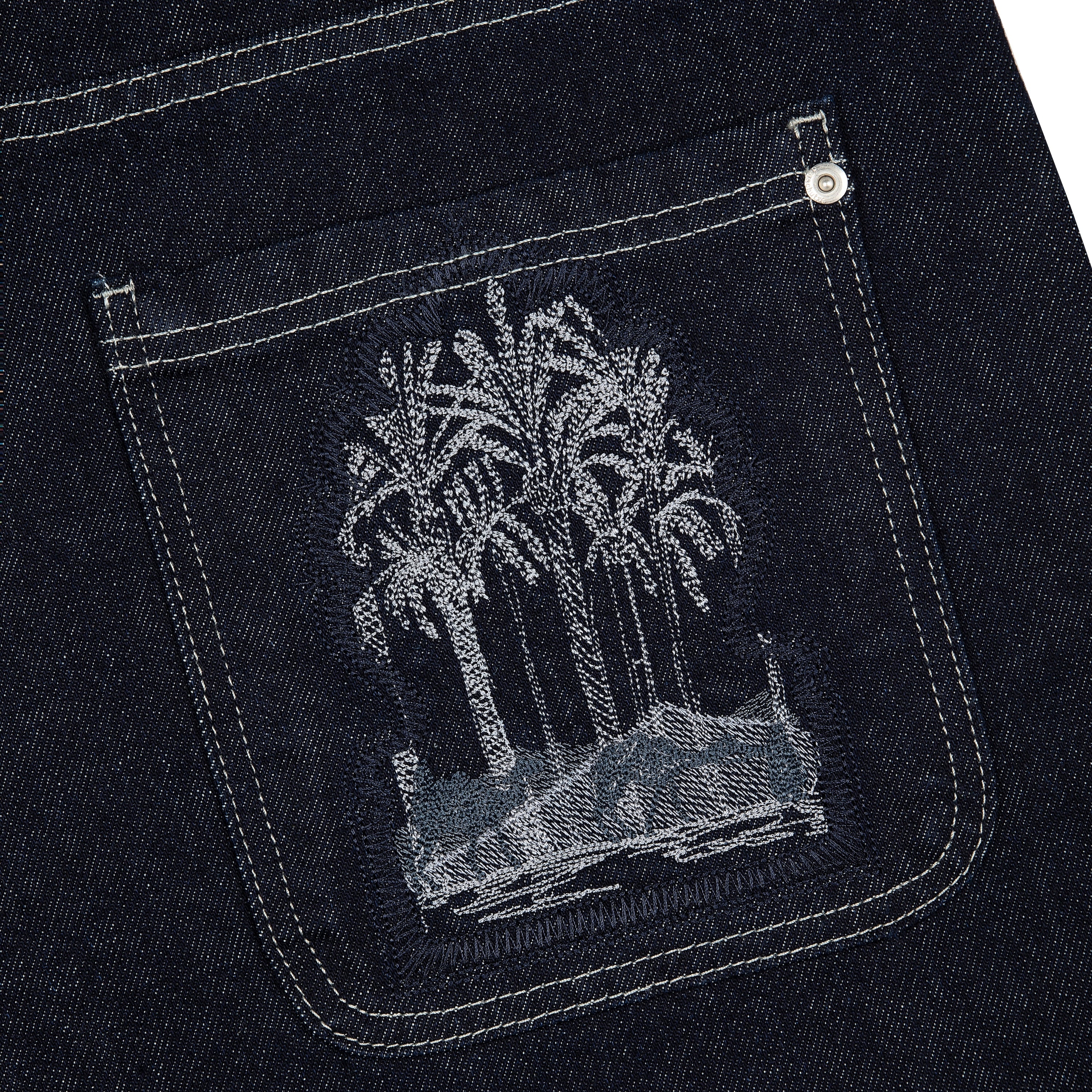 "aziza" raw Denim