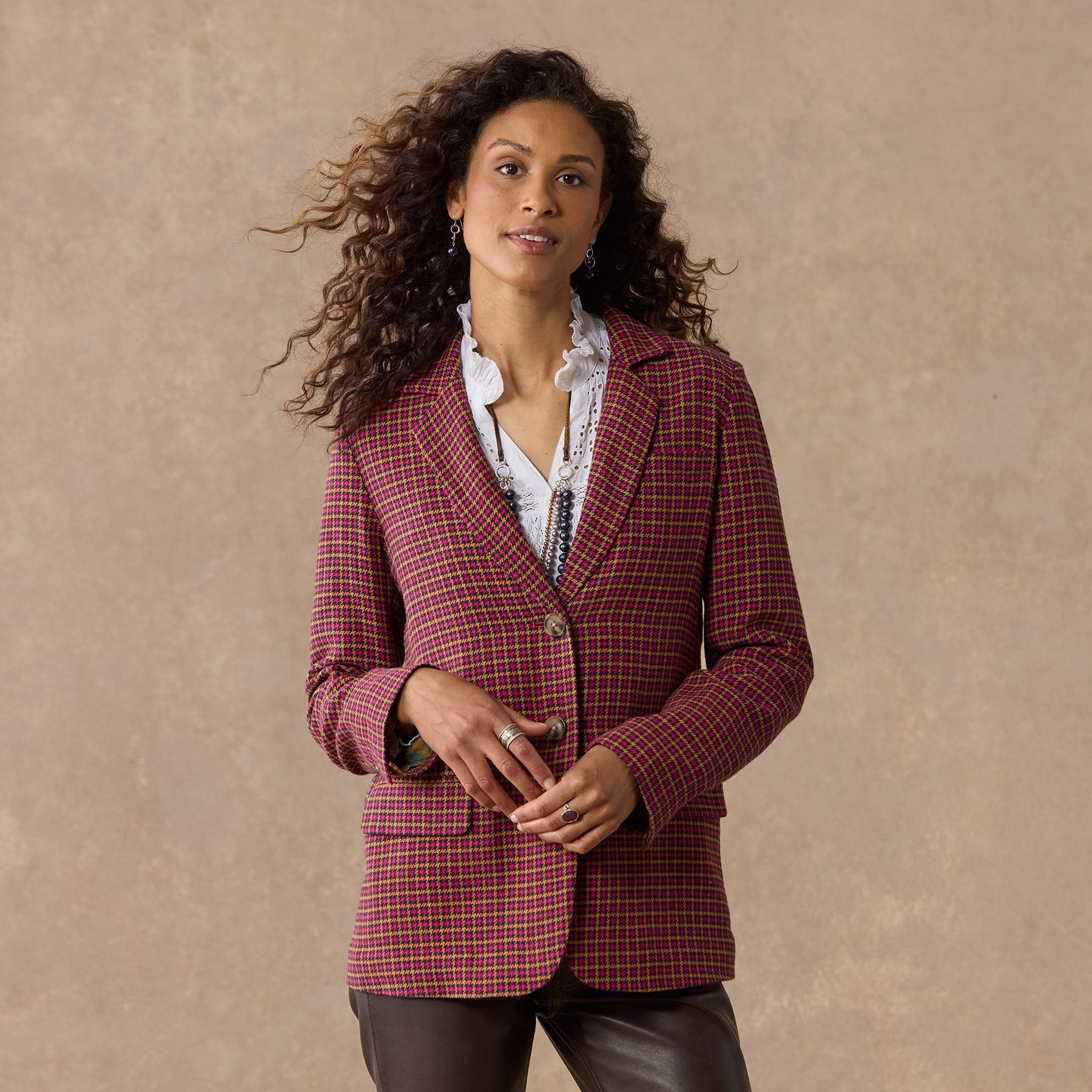 Mayra Plaid Blazer, Petite - Sundance Clothing