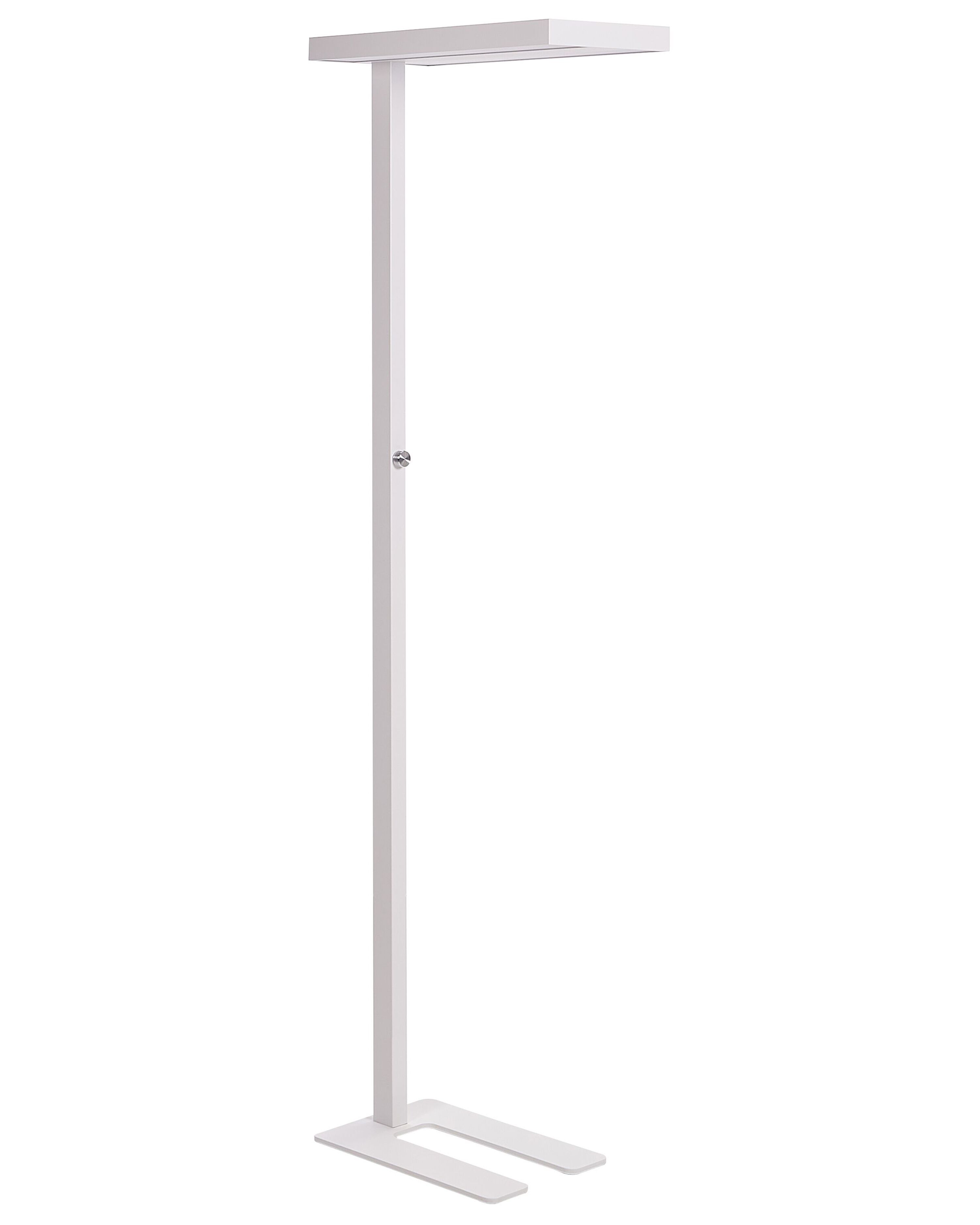 LED Floor Lamp TAURUS with Dimmer Metal White