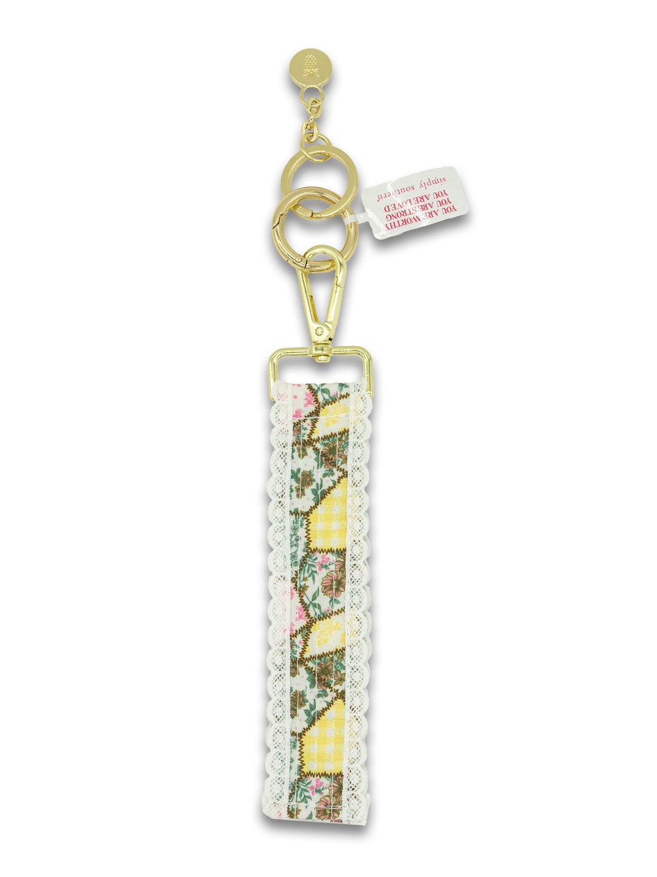 0126-KEYFOB-LACE-YLWPTCH - Simply Southern Outlet