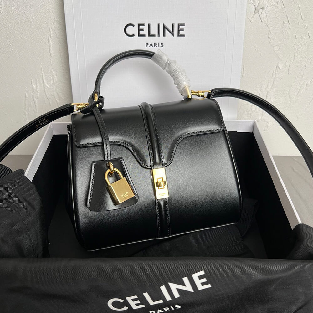 Celine Mini 16 Bag in Satinated Calfskin