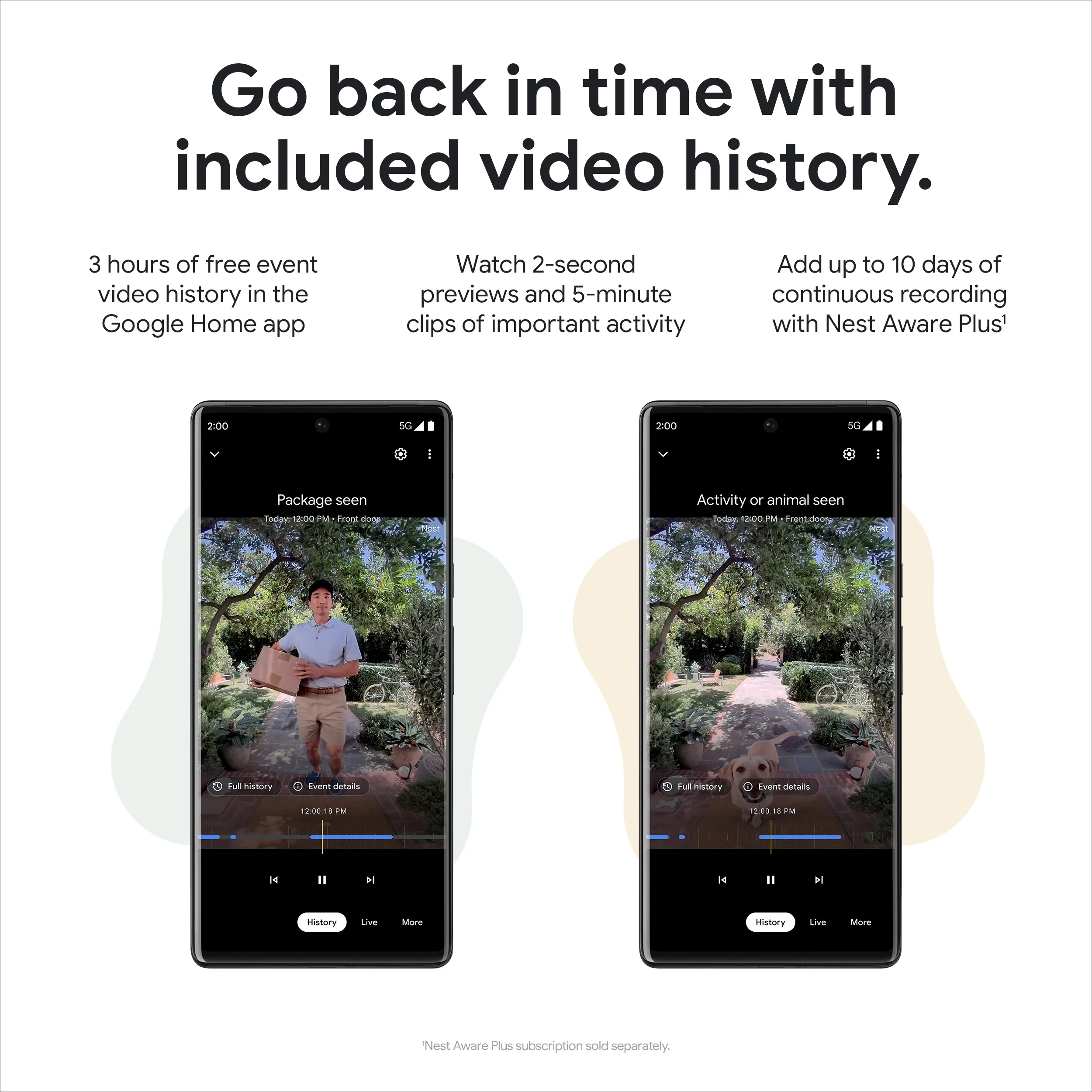 Google Nest Doorbell (Wired, 2nd gen) - Video Doorbell Camera - Doorbell Security Camera - Snow - Image 18