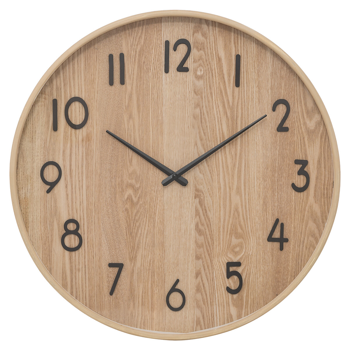 Clock "Ivana" Light wood, D. 55 cm