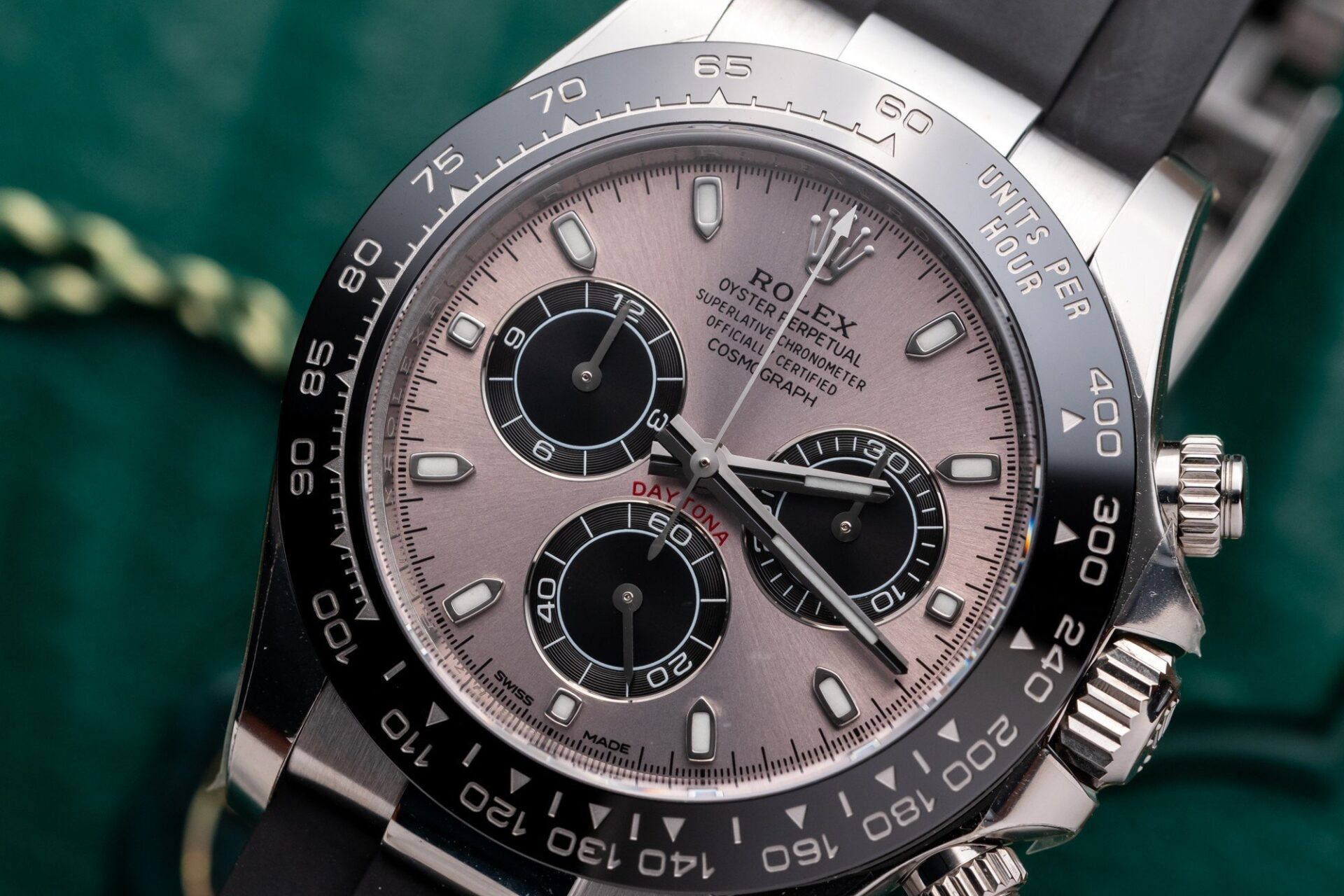 Rolex Daytona 116519LN Gray Dial Rep 11 Watch Oysterflex Strap Clean Factory 40mm - Elite Watch Atelier