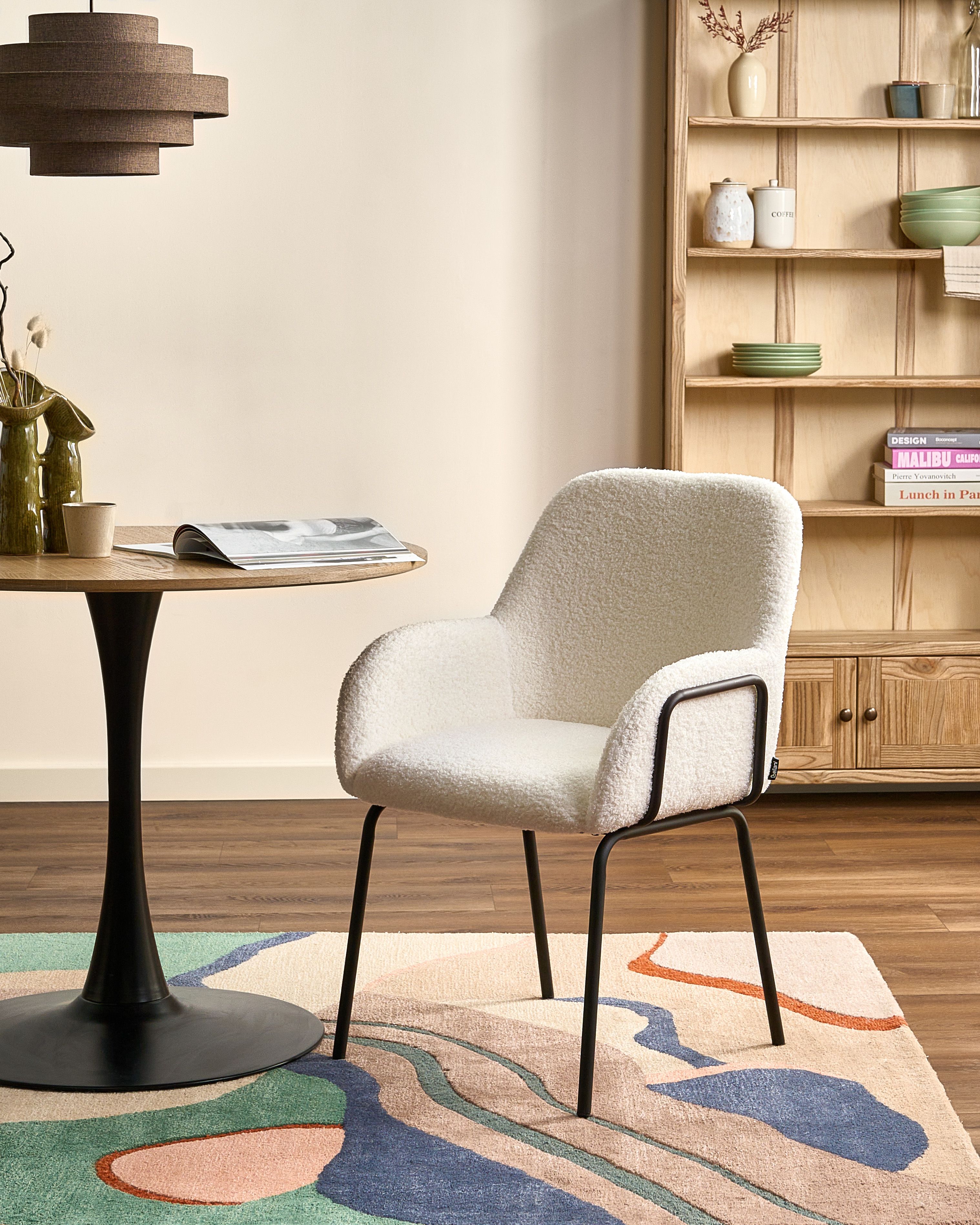Dining Chair ALGONA Boucle Off-White