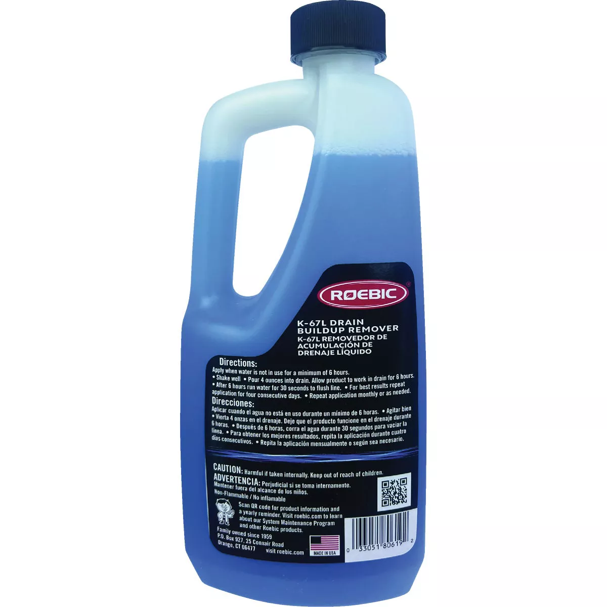 Roebic 32 Oz. Liquid Drain Buildup Remover