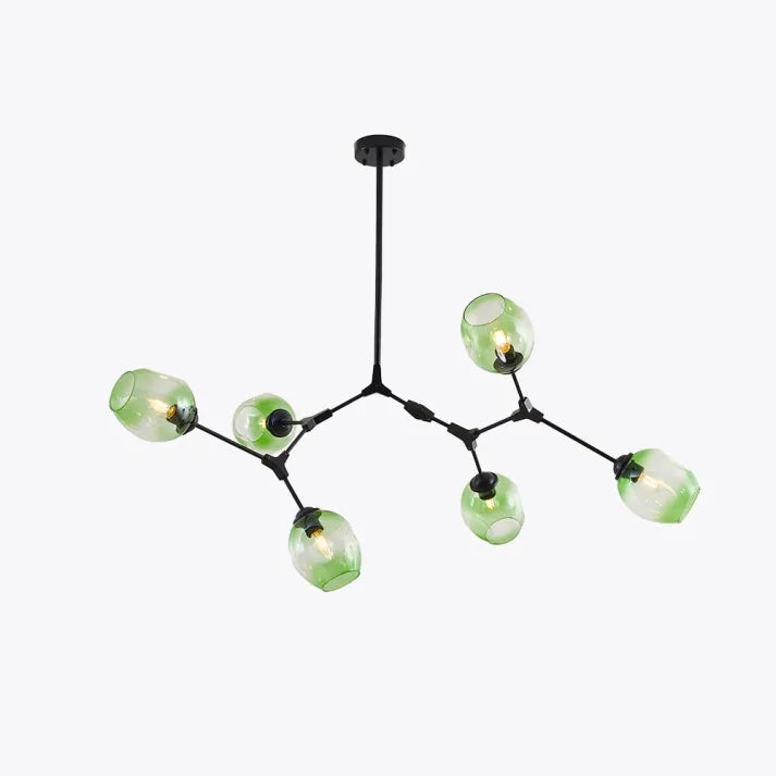 Sputnik Hanglamp met Glazen Bubbels - moderne uitstraling - unieke bubbels - sfeervolle verlichting -