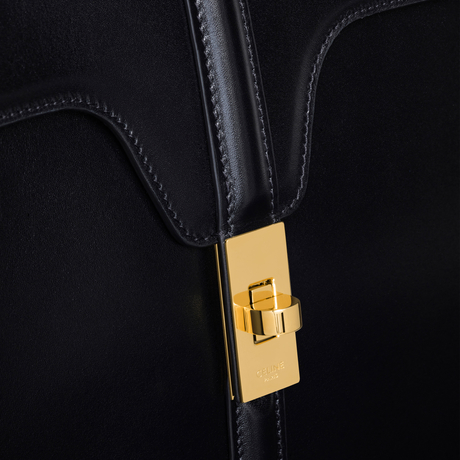 Replicate CLASSIQUE 16 BAG IN SATINATED CALFSKIN BLACK(1:1 replica)1:1High-quality replica