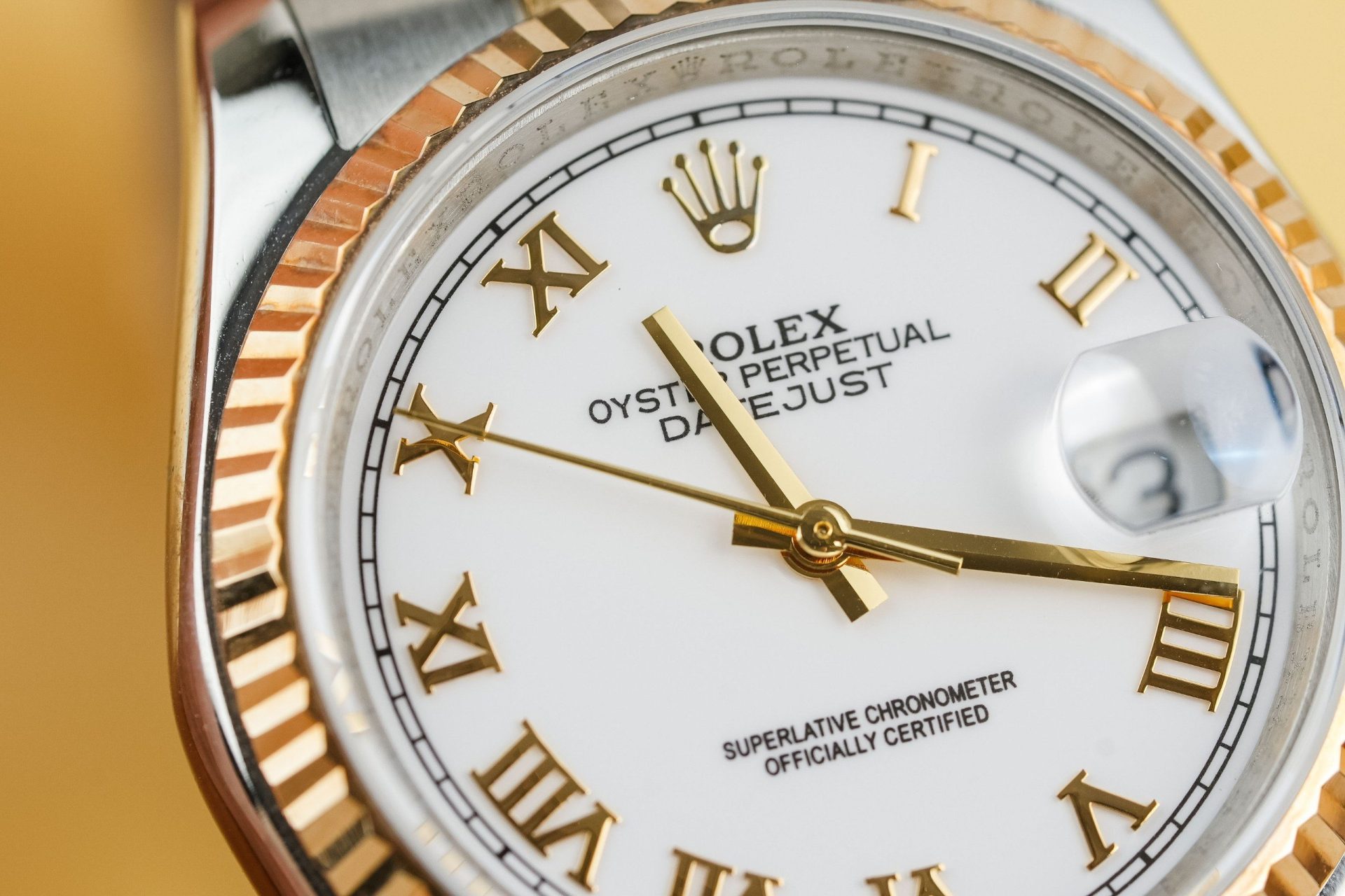 Rolex Replica 1:1 Watch DateJust 126233 Roman Numerals Gold Wrapped GM Factory 36mm - Top club