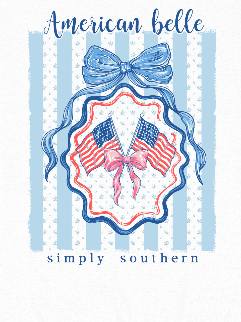 YTH-CREW-AMRBELLE-WHITE - Simply Southern Outlet