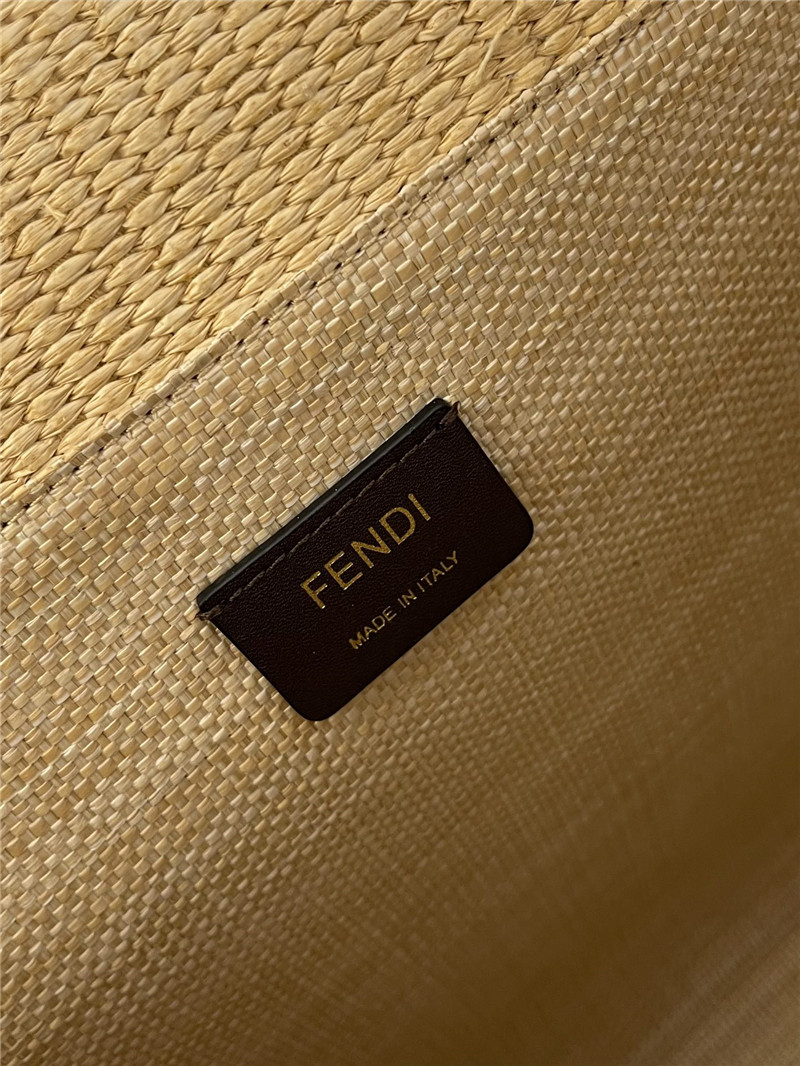 fendi sunshine straw shopping bag - Replicaclubs