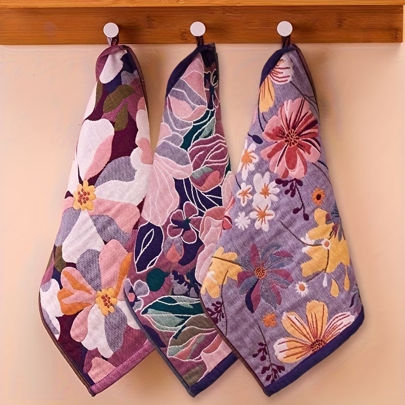 Printed Towel, Soft and Skin-friendly, Absorbent Face Towel for Makeup Removal, Shower