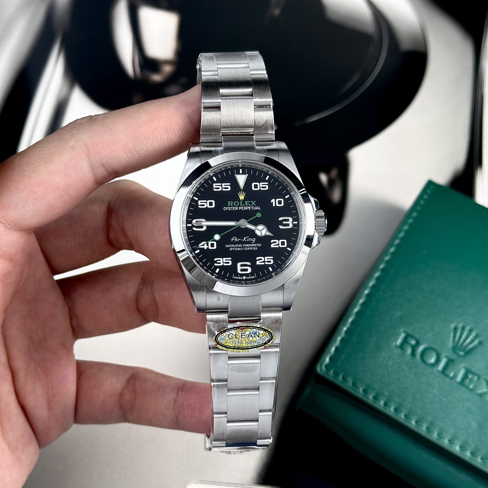 Rolex Replica Watch Air King 126900 Black Dial Clean Factory 40mm - Top club