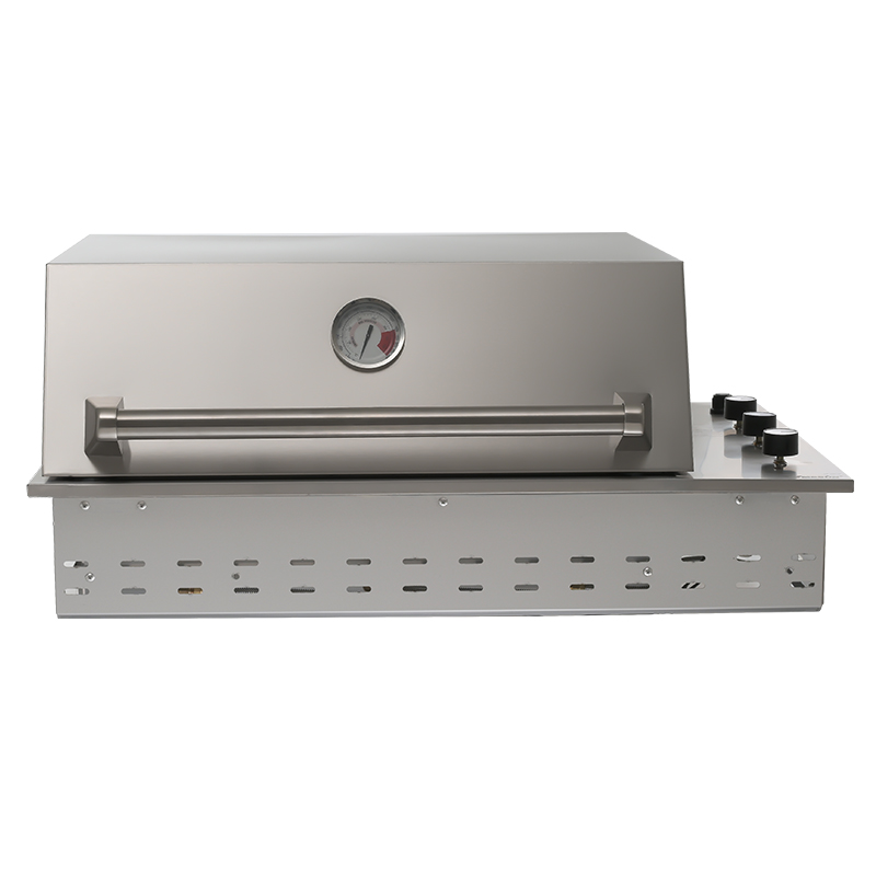 Built-In Stainless Steel Gas Grill Digital Timer Control Electronic Pulse Ignition Oxygen Depletion Safety Device 4 Burners for