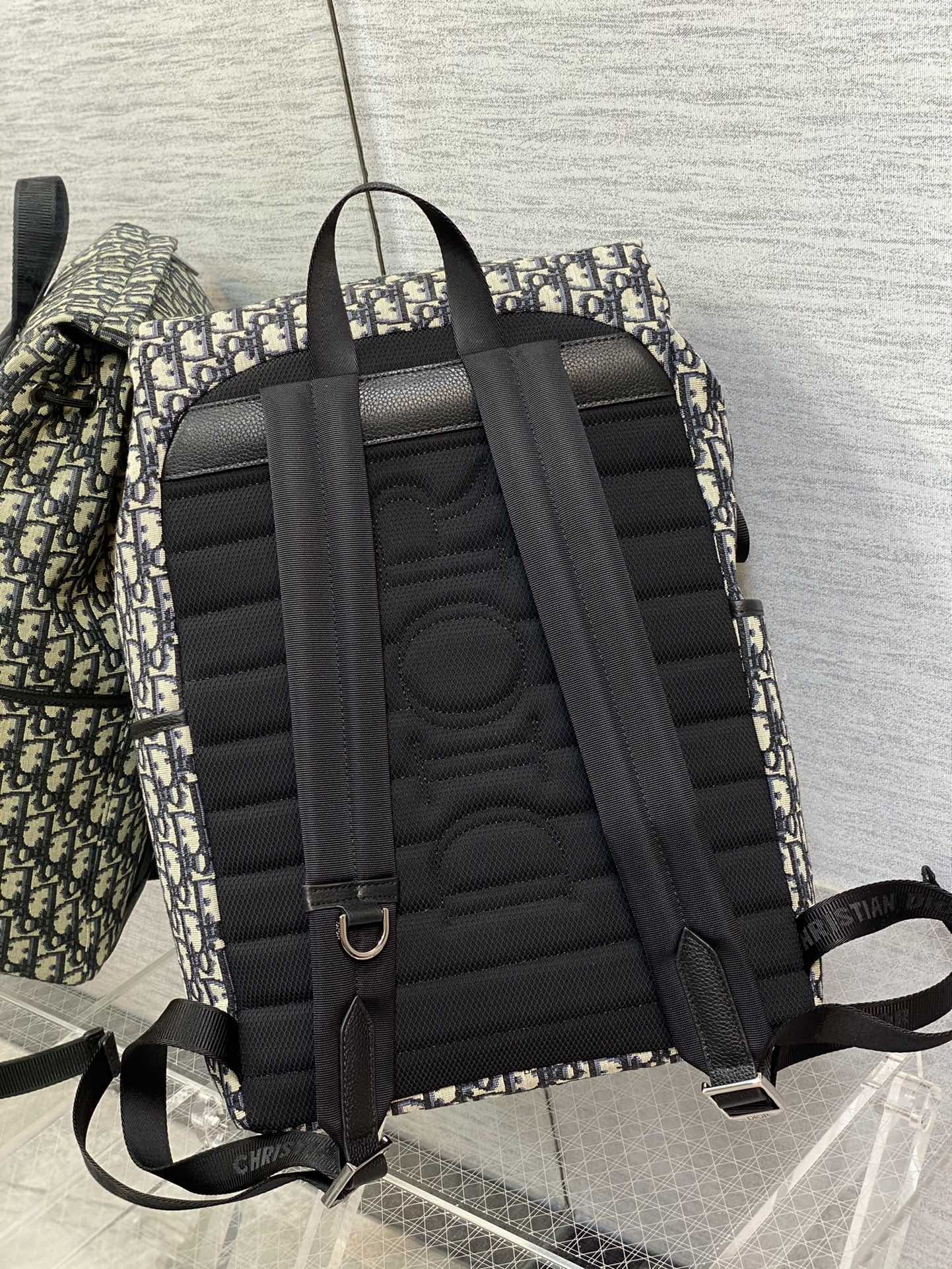 Explorer Backpack Beige/White/Black For Women‎ 16.5 in/ 42.5 cm CD 1ESBA152YKY_H27E1:1High-quality replica