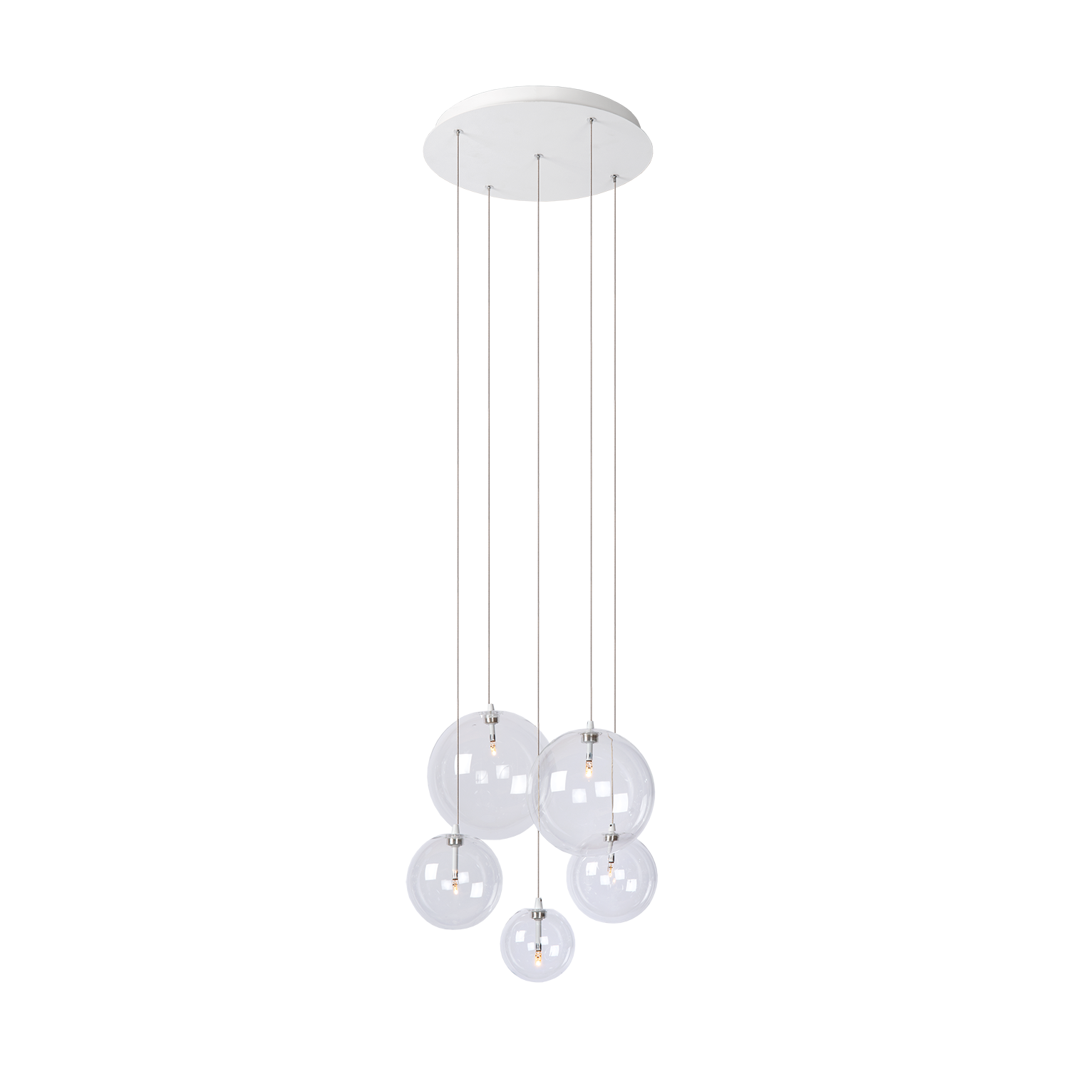 Atmooz Hanglamp Woonkamer Zwart Camau 5 White