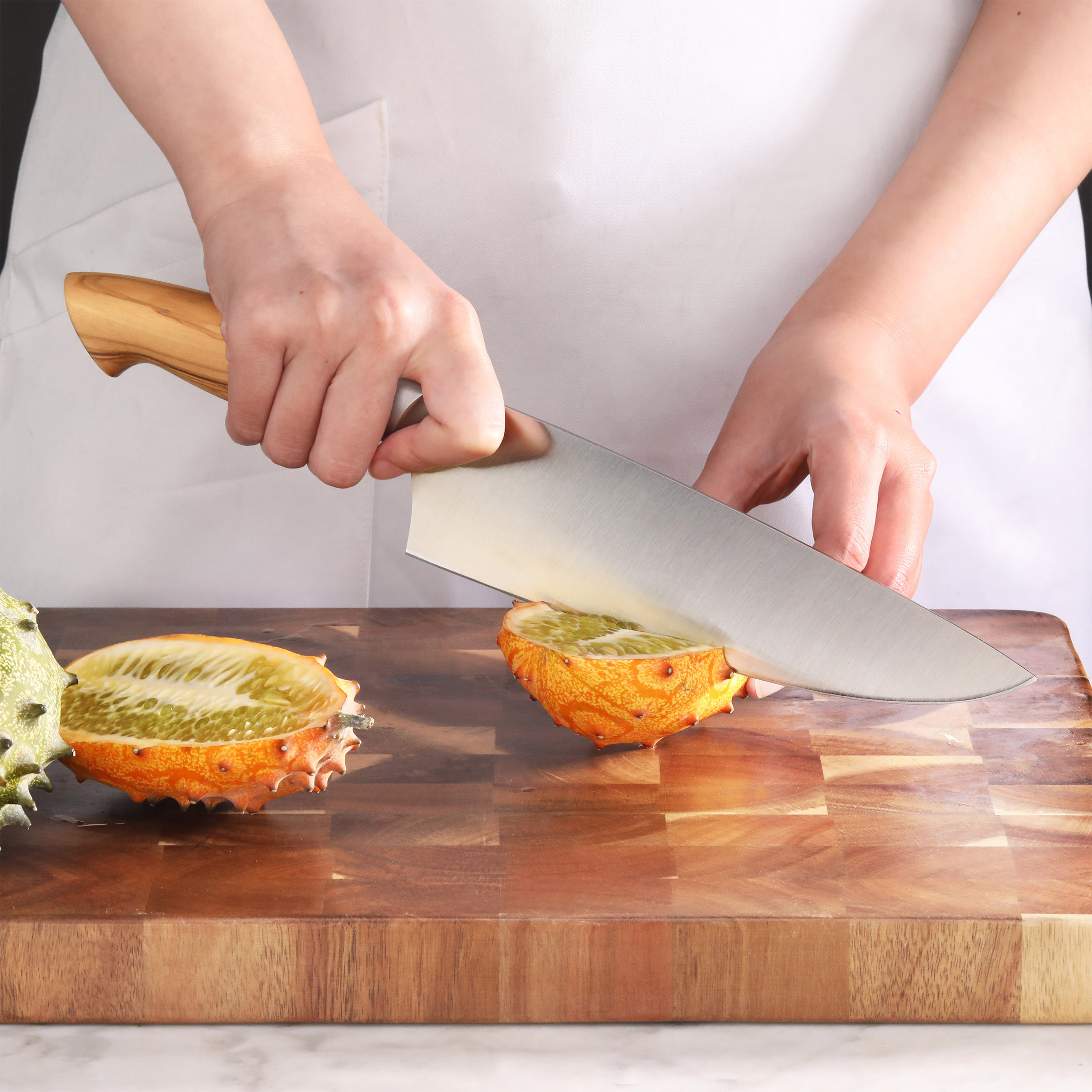 Cangshan OLIV Series Swedish Steel 15-Piece Knife Block Set, Maple Block - Image 5