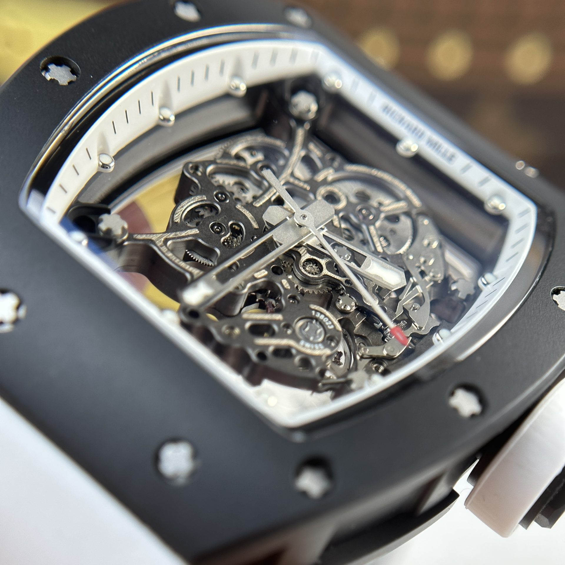 Richard Mille Replica Watch RM055 Bubba Watson Black Ceramic BBR Factory 45mm - Top club