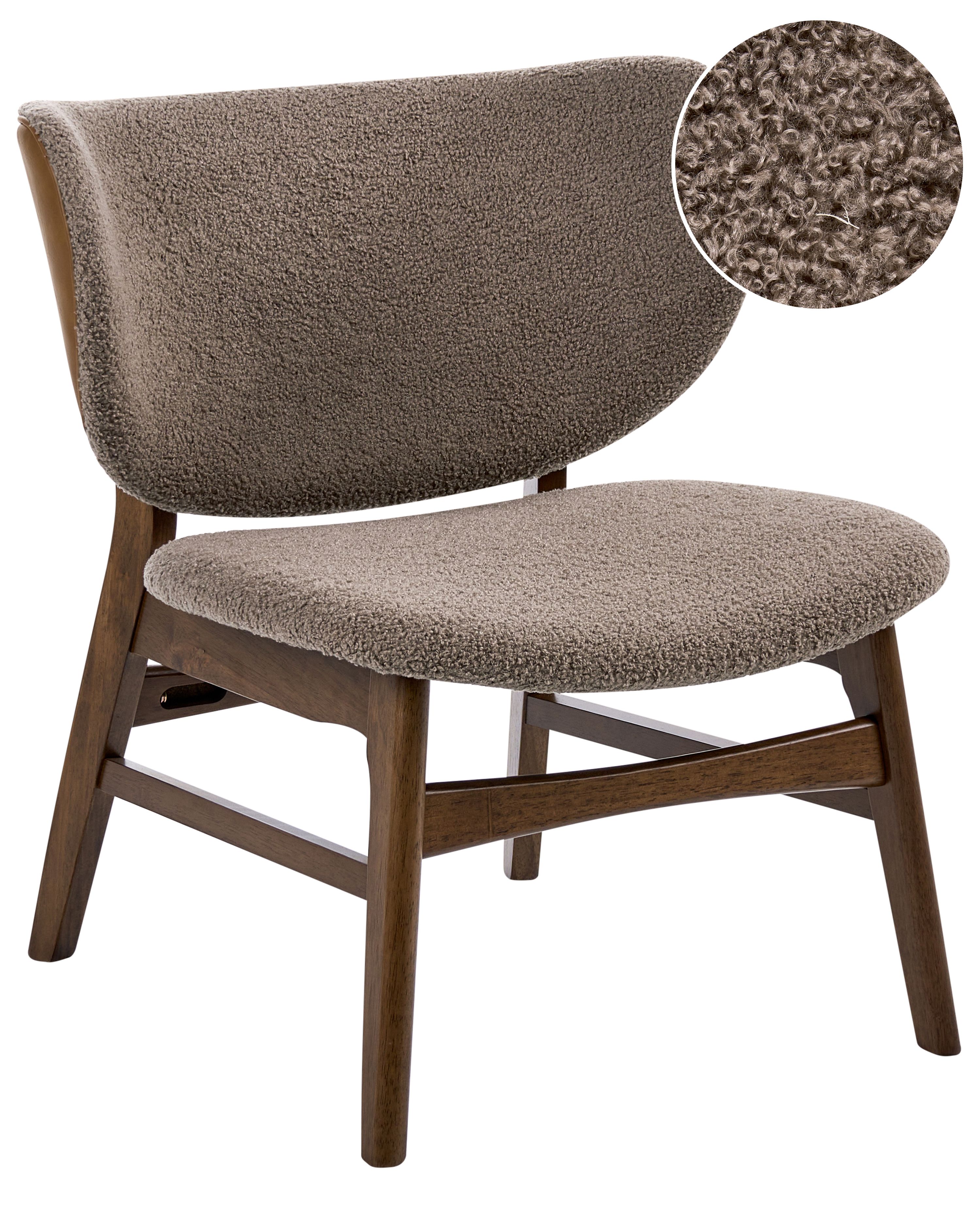 Armchair DAY Boucle Taupe