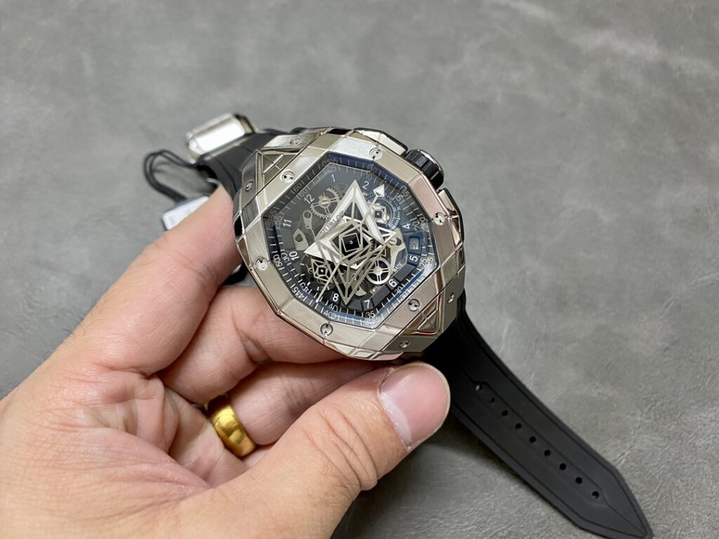 Hublot Replica Watch Spirit Of Big Bang Sang Bleu Rubber Strap 42.2mm - Top club