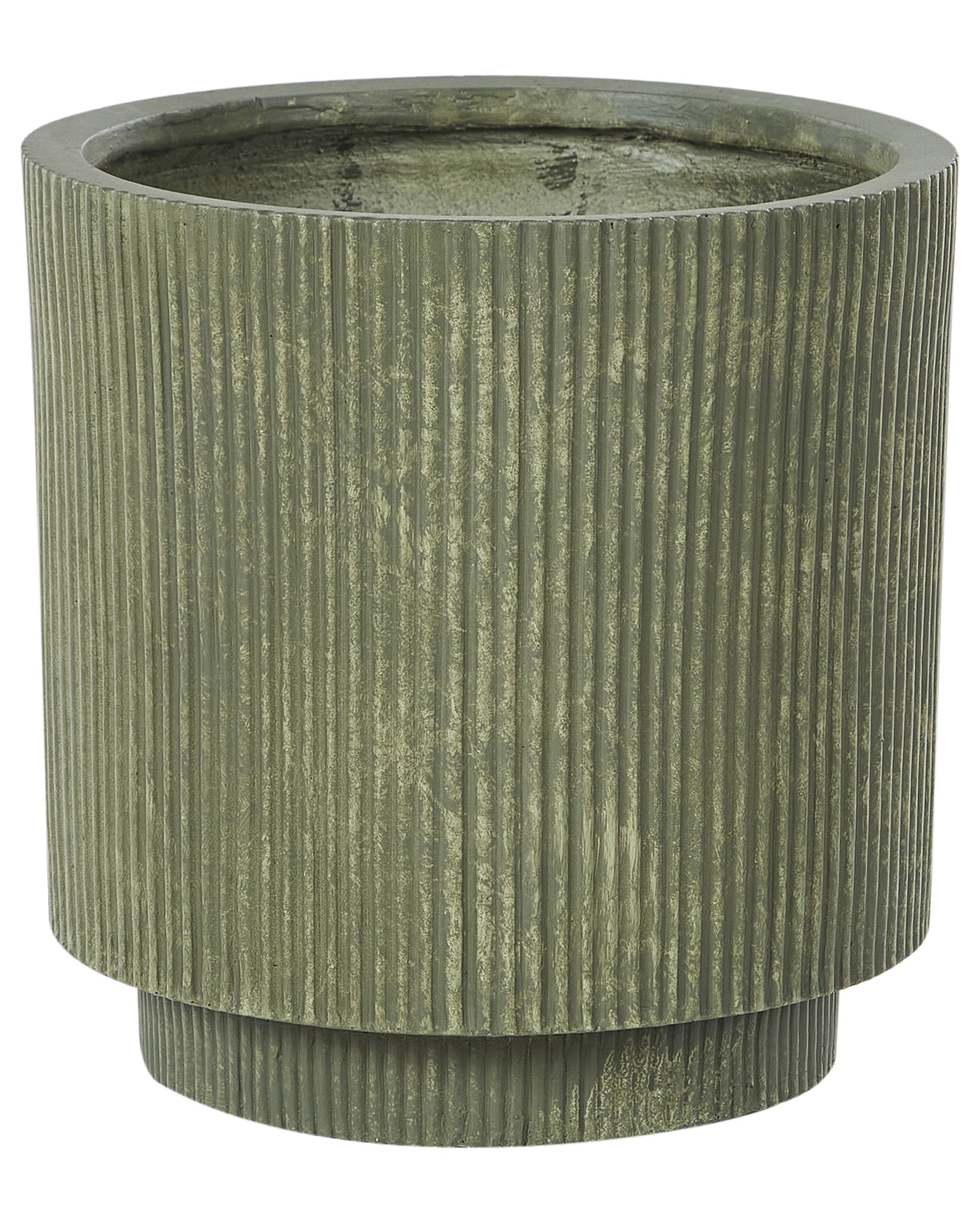 Plant Pot DARIA 37 cm Olive Green
