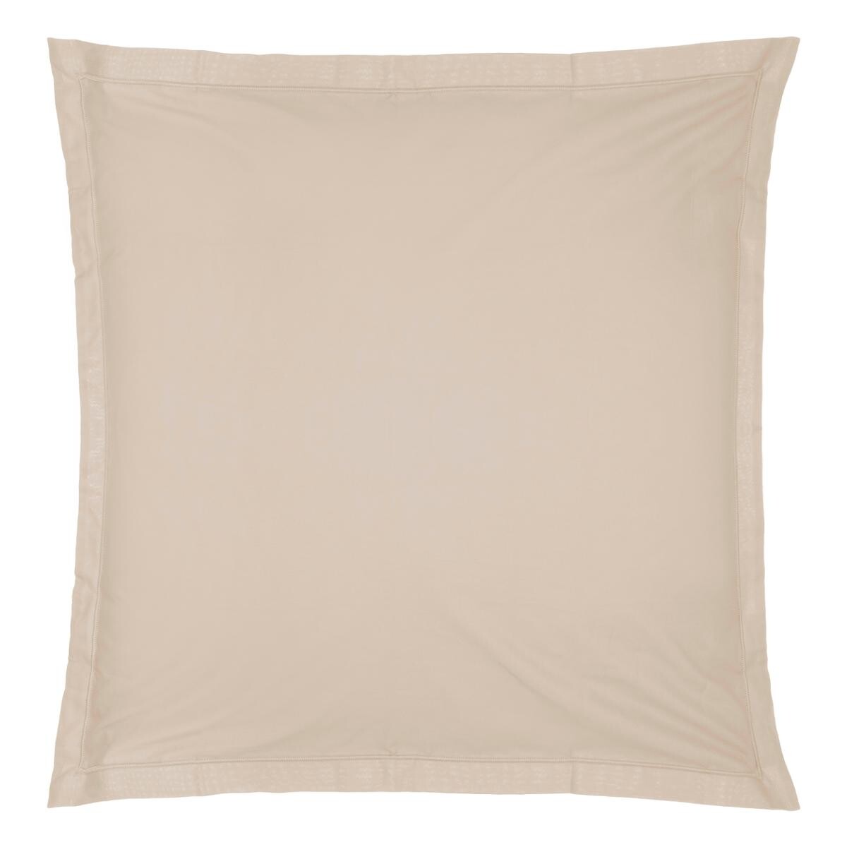 Pillowcase, cotton Beige, 63x63 cm