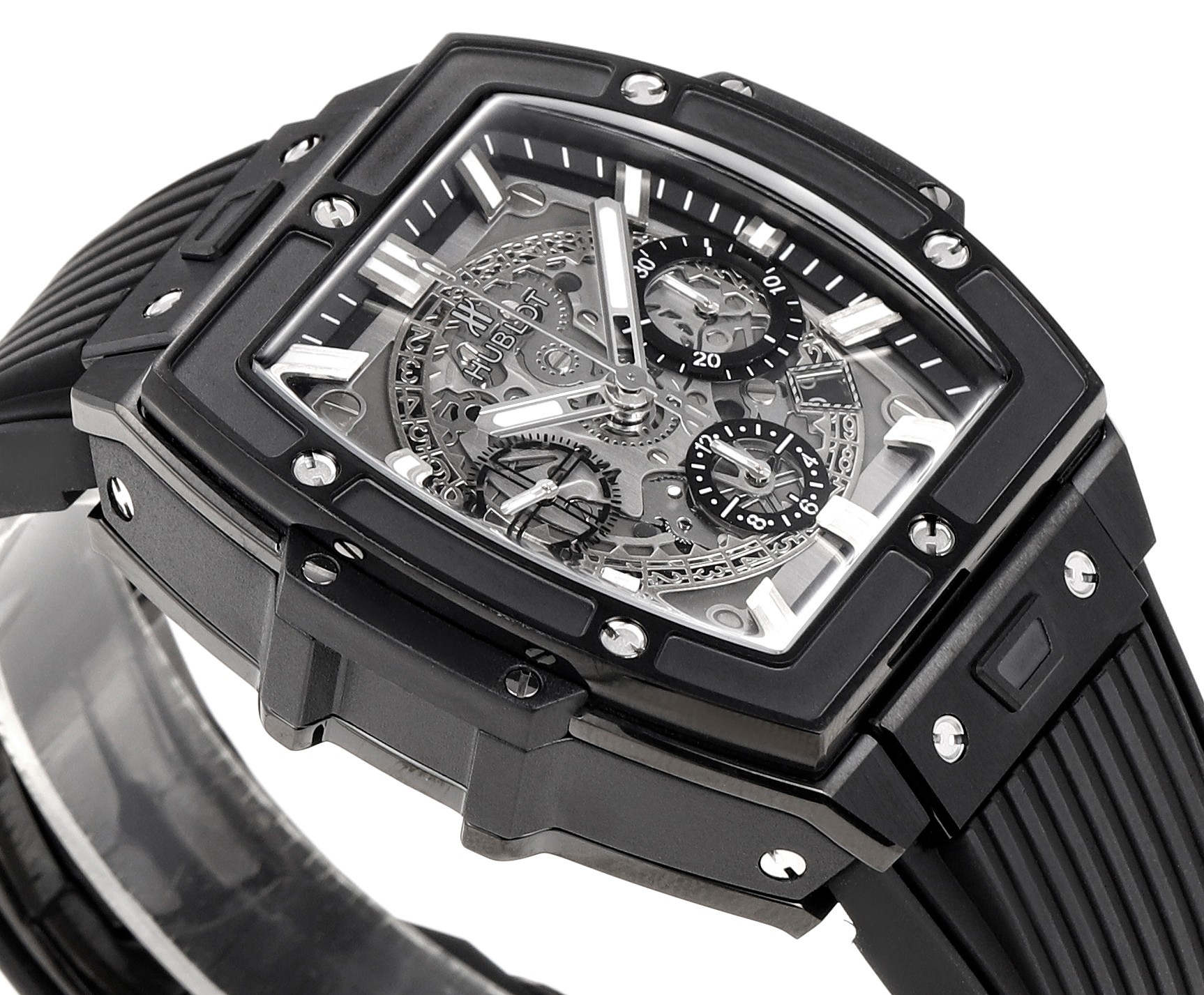 Hublot Spirit of Big Bang Textured Rubber Strap(1:1 replica) - Top club
